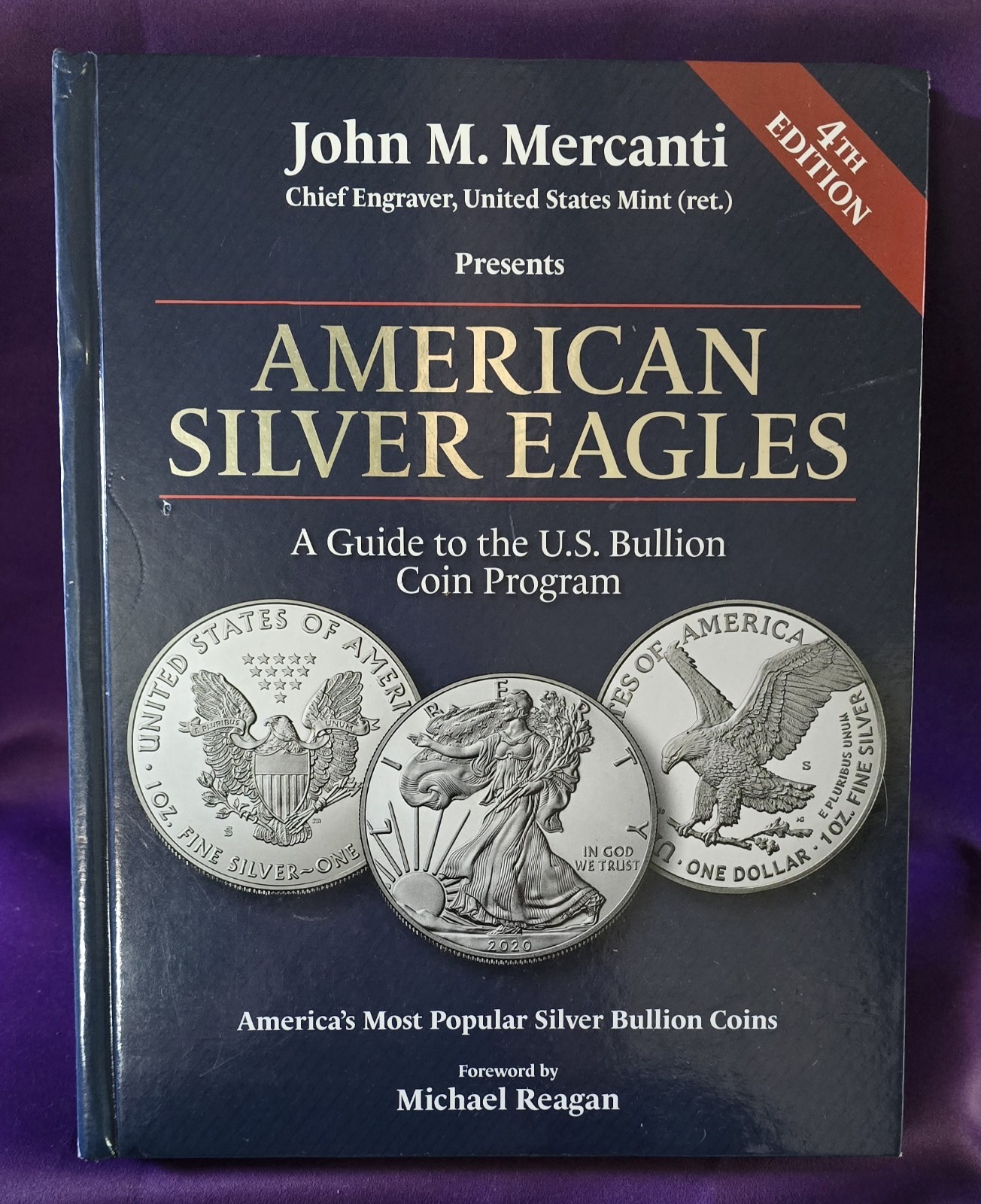 New American Silver Eagles US Bullion Coin Program Guide Book Catalog Hard Cover
