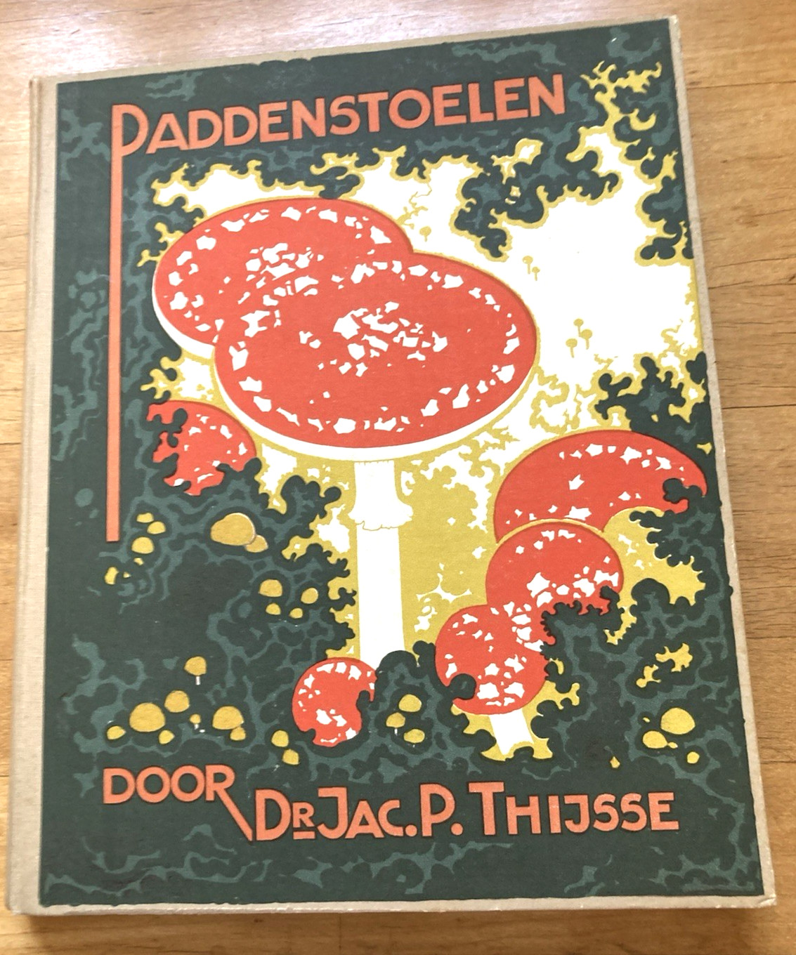 MUSHROOMS-1929 DUTCH BOOK-PADDENSTOELEN by Door Dr. Jac P Thijsse-A to Z-CARDS