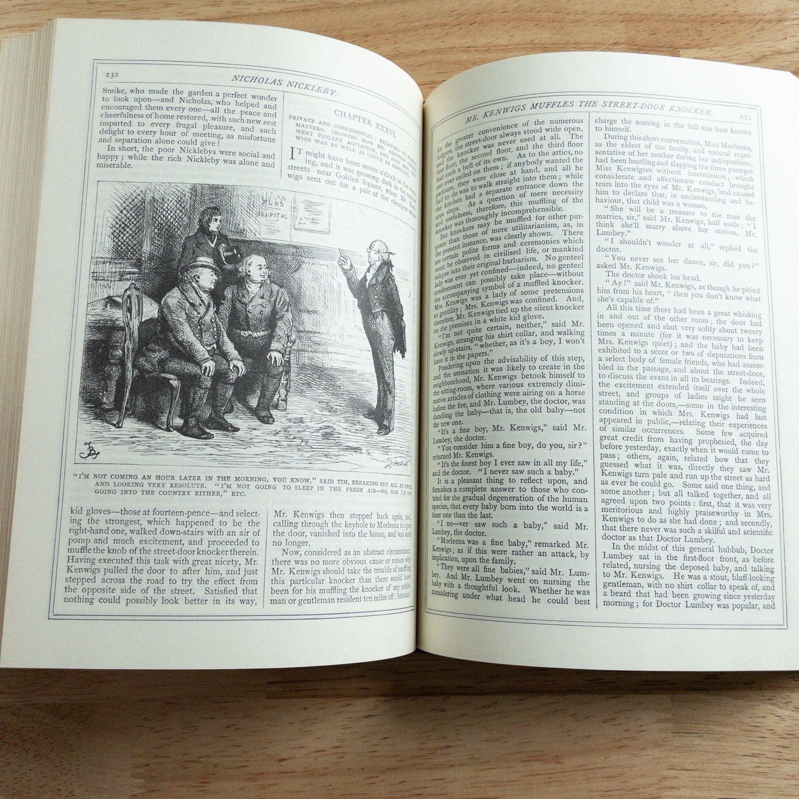 The Illustrated Life and Adventures of Nicholas Nickleby Dickens 1982 HC DJ