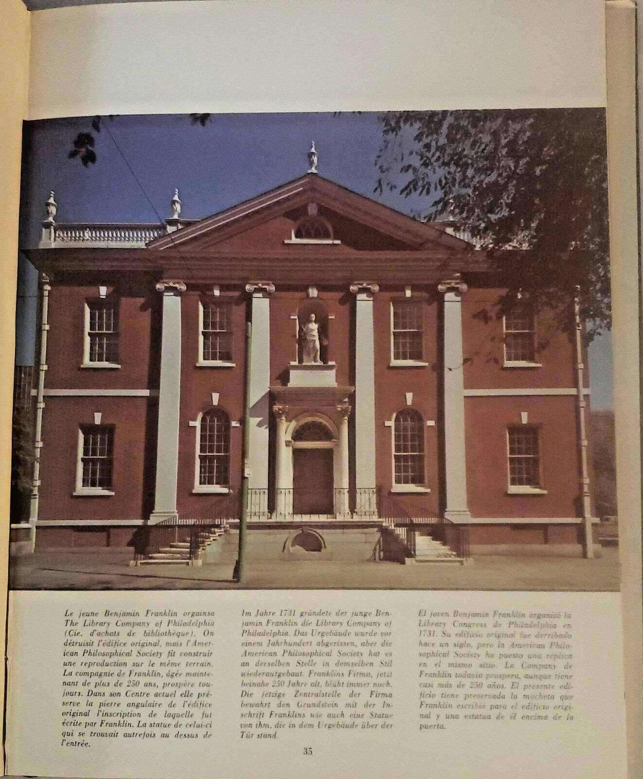 Vtg 1975 Philadelphia USA Hardback Book, William Penn’s Experiment, Ben Franklin