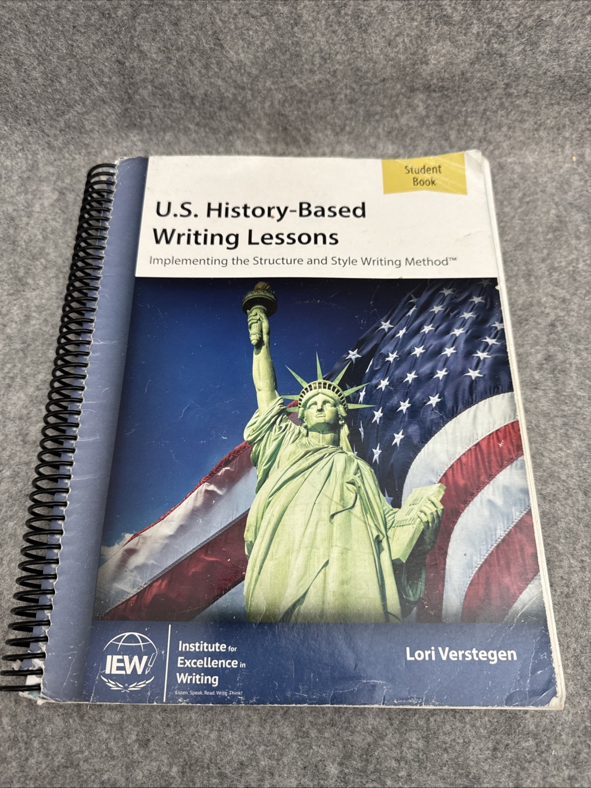 IEW US History Based Writing Lessons Student Book