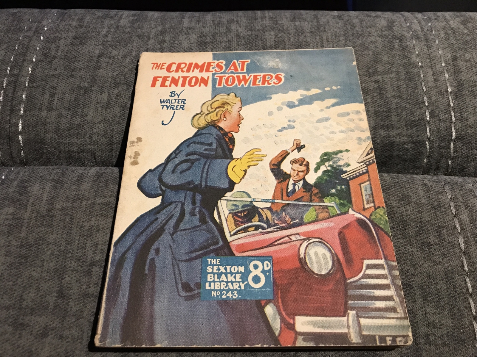 The Crimes At Fenton Towers – Walter Tyler Sexton Blake #243 Crime/Sleaze 1951