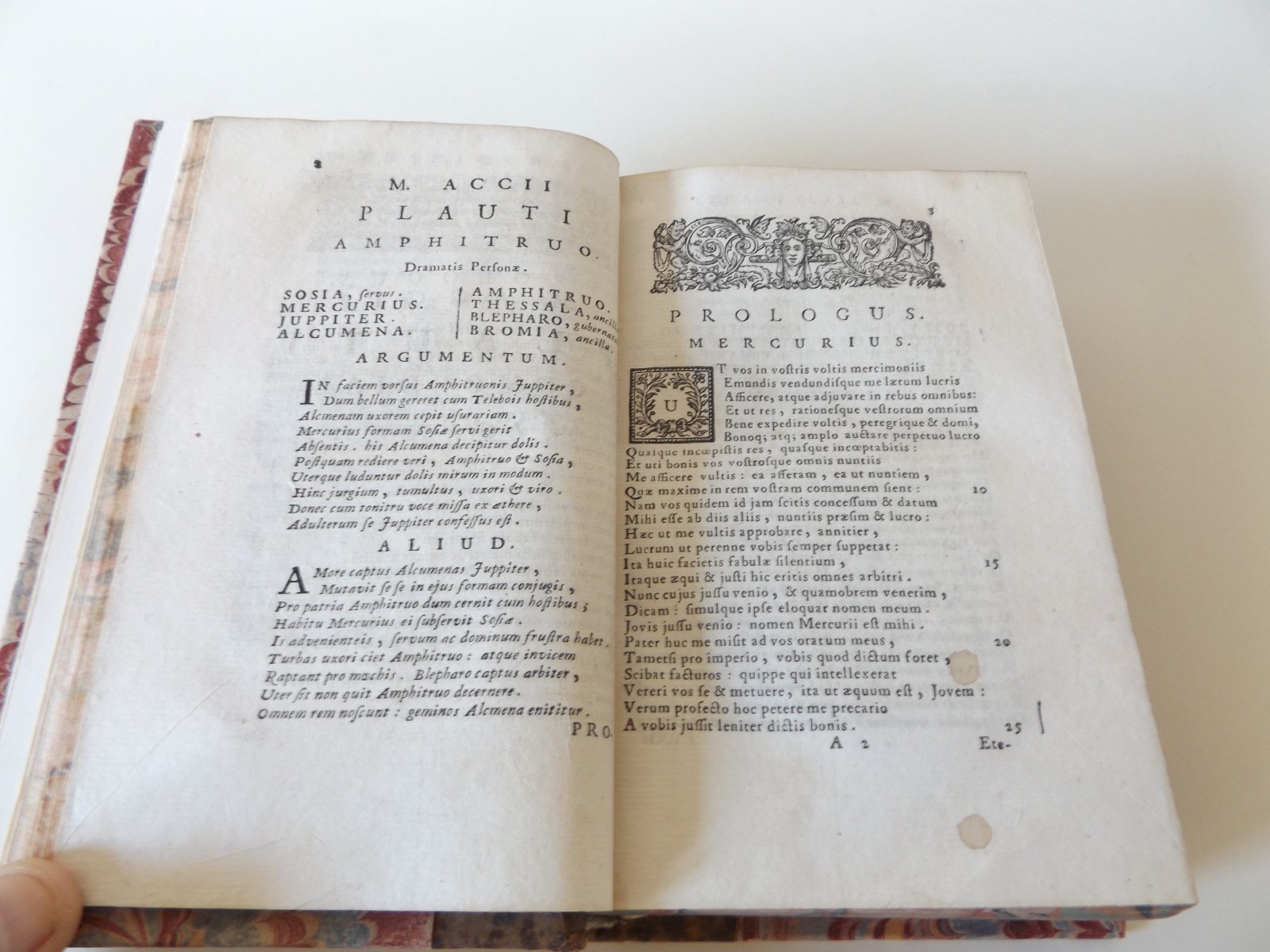 1725 M. ACCII PLAUTI COMMOEDIAE SUPERSTITES VIGINTI Plautus CLASSIC Latin
