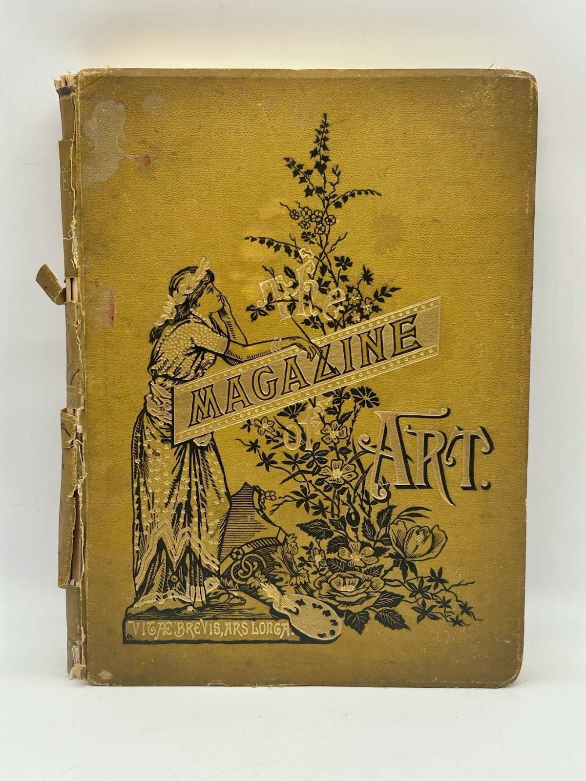 1882 The Magazine of Art Vol V Cassell Victorian Art Book AS IS