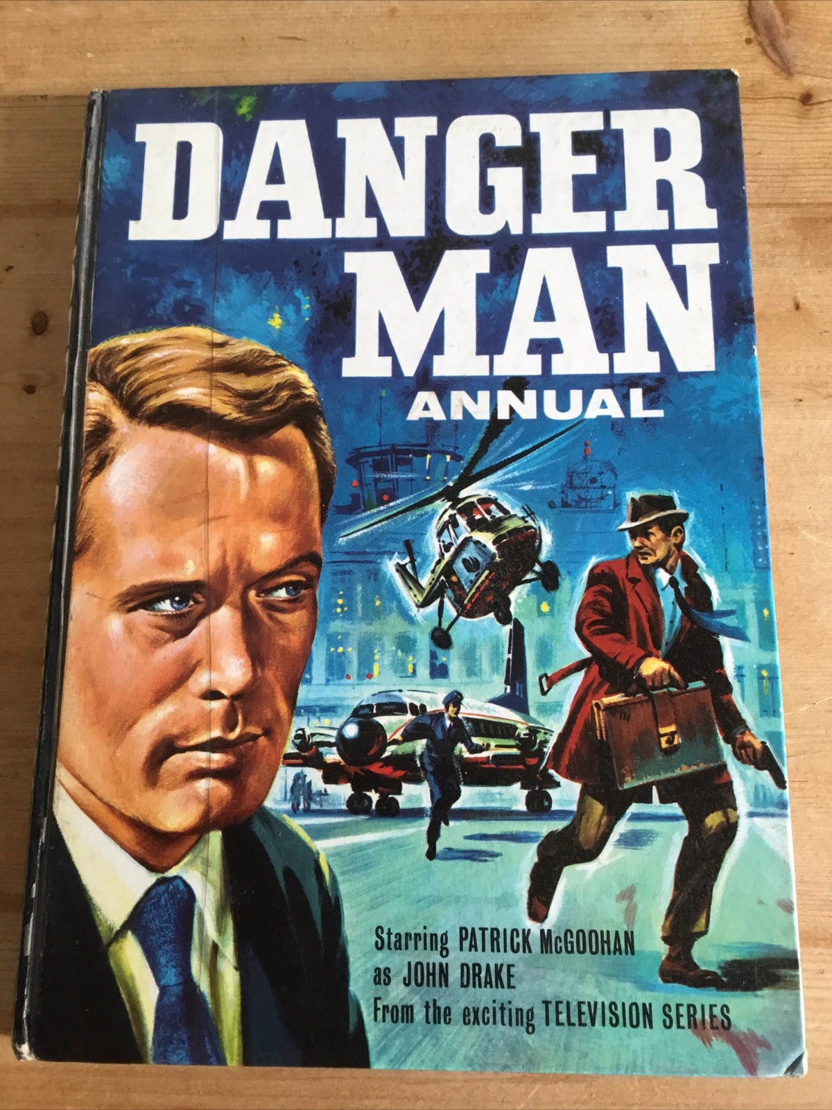 DANGER MAN ANNUAL c mcmlxv 1965 Patrick McGoohan as John Drake Hbk