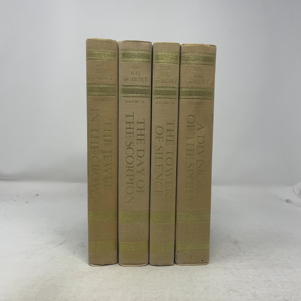 The Raj Quartet by Paul Scott HC First Thus Very Good 1978