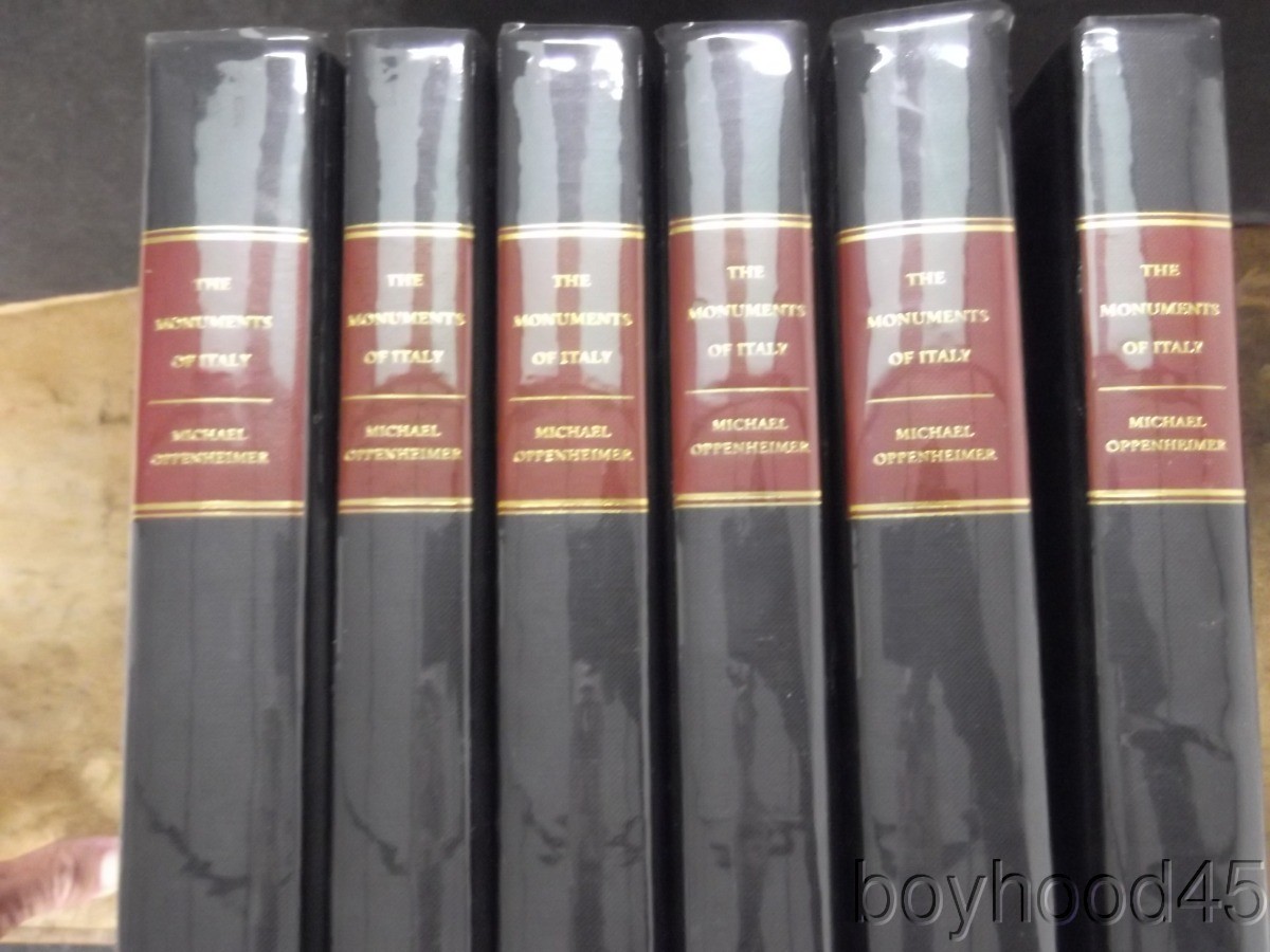 The Monuments of Italy:Art & Architecture by Michael Oppenheimer-6 Vol. Set-2002
