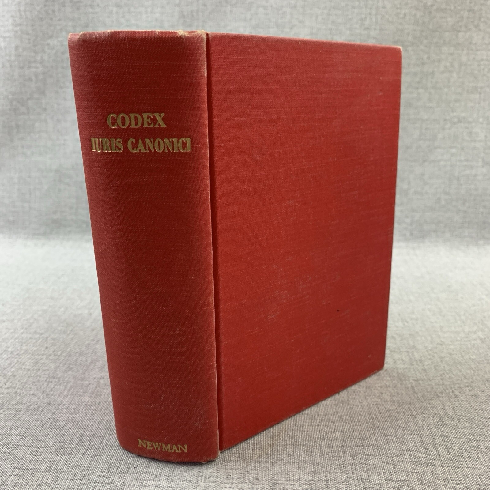 Codex Iuris Canonici 1963 Newman Press Benedictine Code Of Canon Law Latin