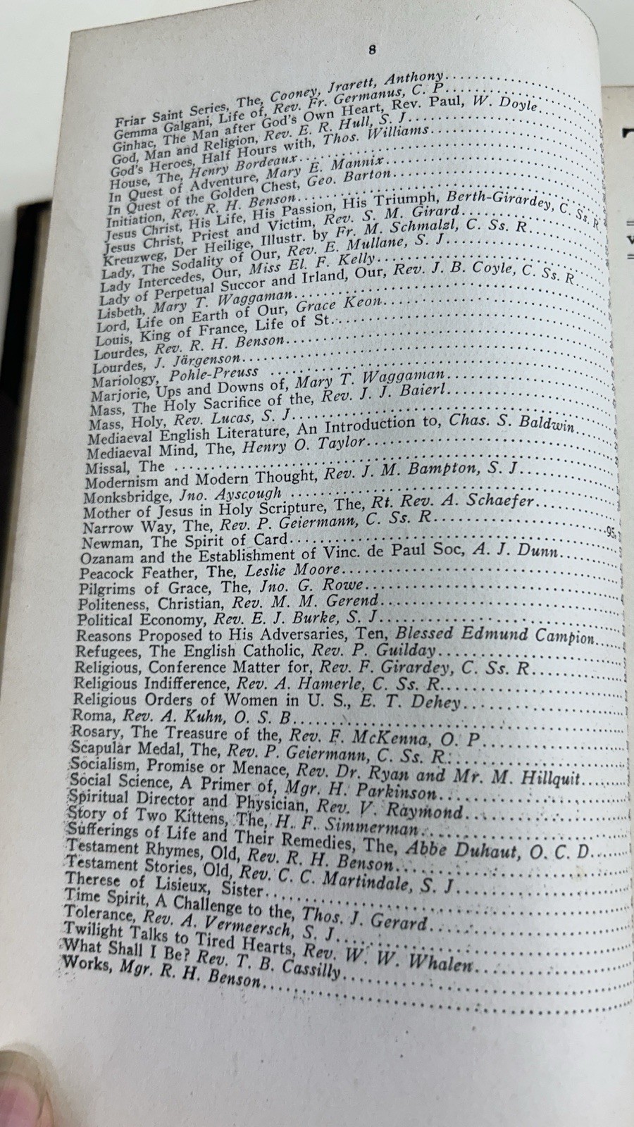 The Linguorian 1914 Volume 2 Redemptorist Fathers Catholic History Book