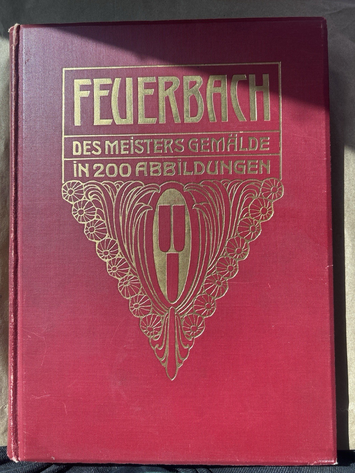 Feuerbach Hardcover Illustrated Art Book Deutsche Verlags-Anstalt 1913 German