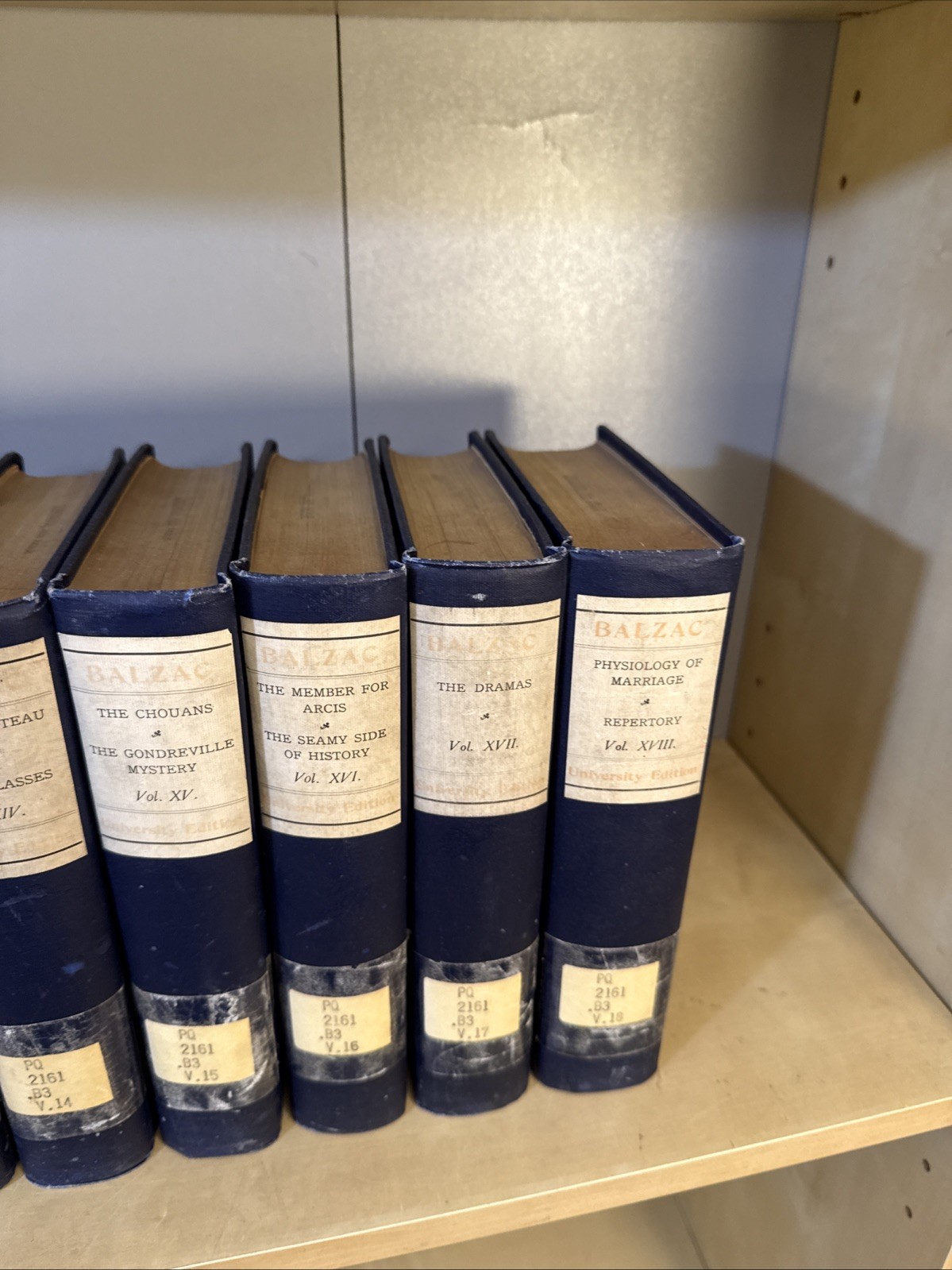 Works of Honoré de Balzac – Vols I-XVIII (1-18) 1901 Avil Publishing Co. Antique
