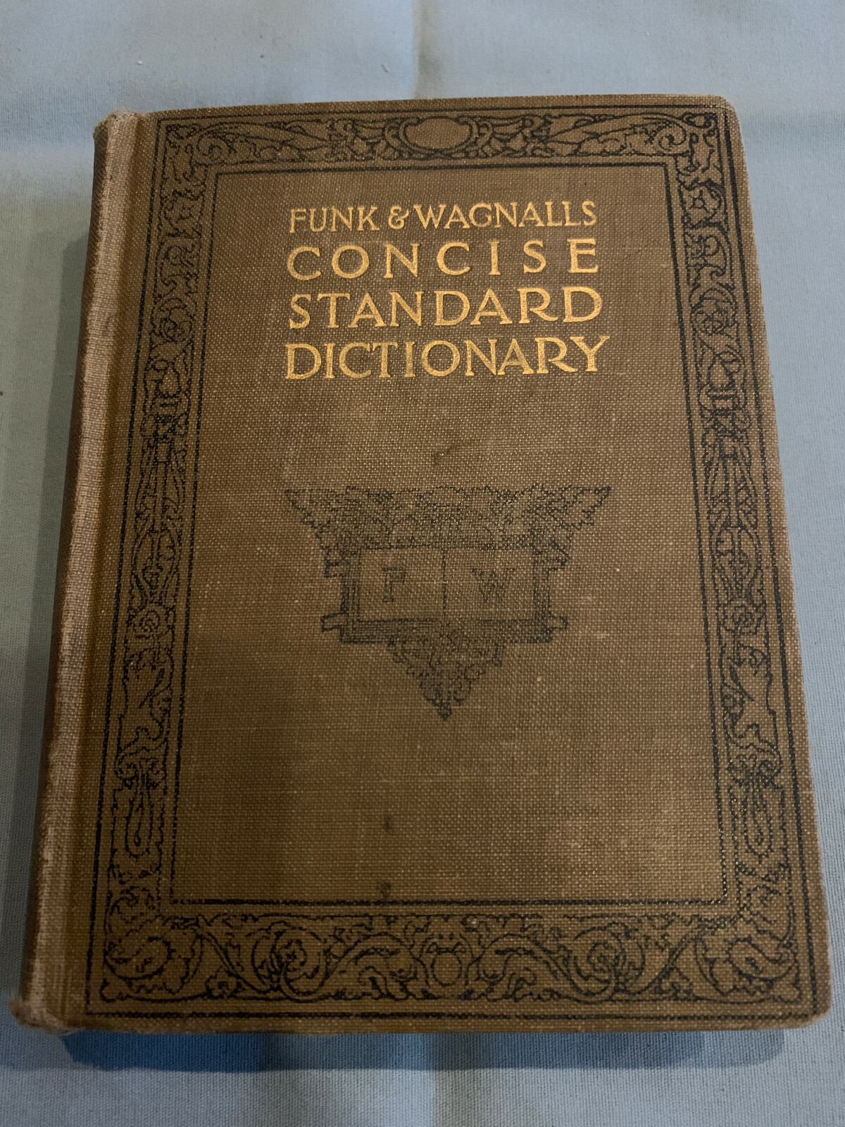 Funk & Wagnall Concise Standard Dictionary 1923 James C Fernald HC Antique Book