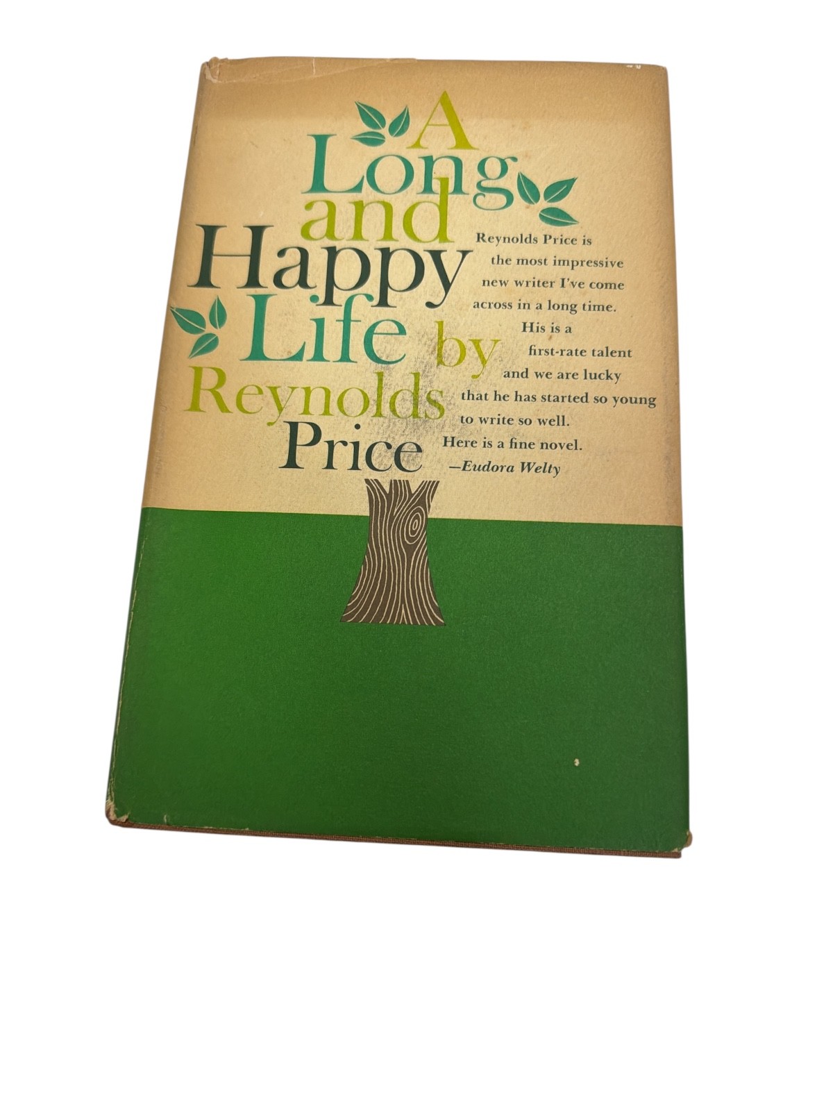 A Long and Happy Life Reynolds Price First Printing 1962 Hardcover w/Dust Jacket