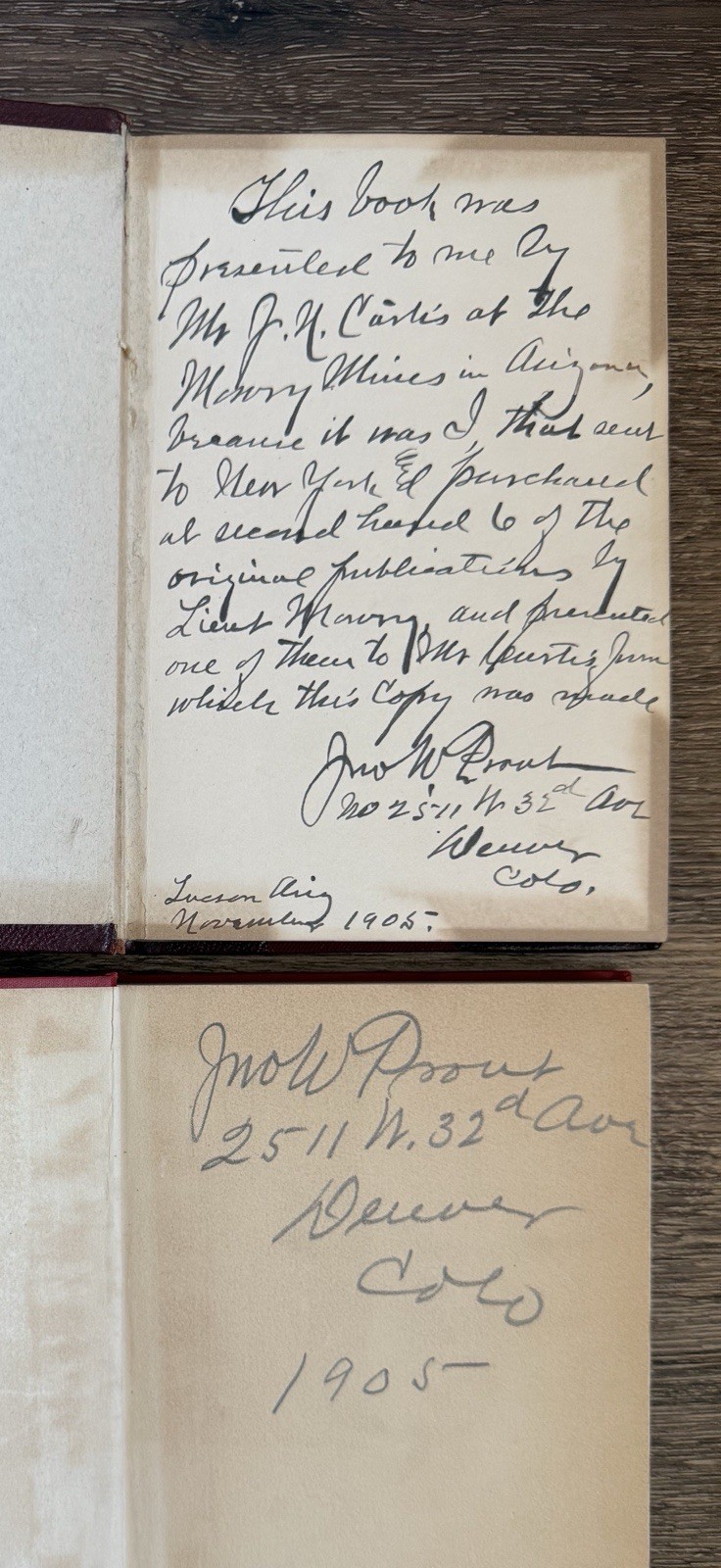 John W. Prout Personal Library with Tons of Ephemera Antique Books Mowry Mines