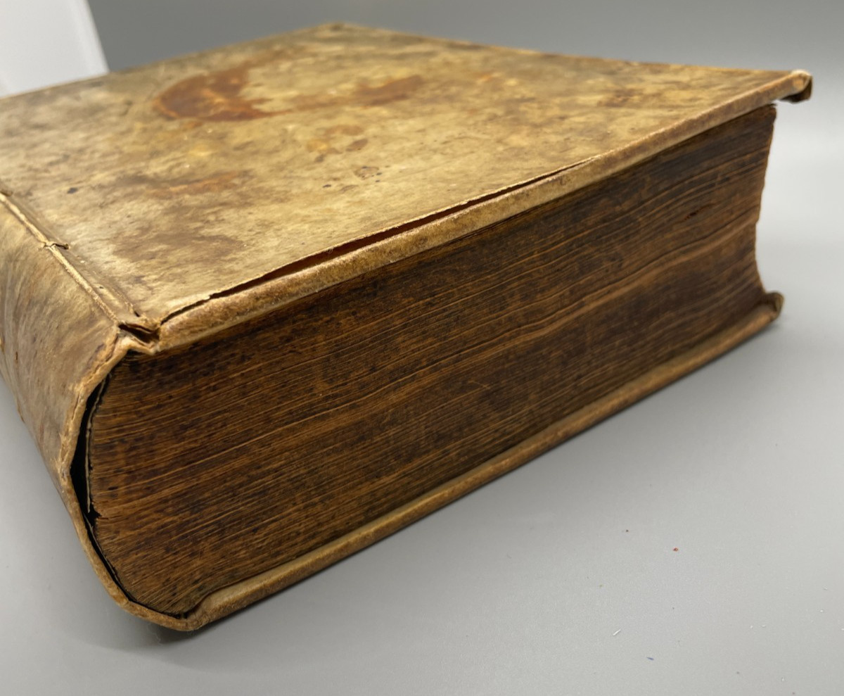 Biblical Real Lexicon Published by Conrad Stosseln 1715 Book, Vellum, German