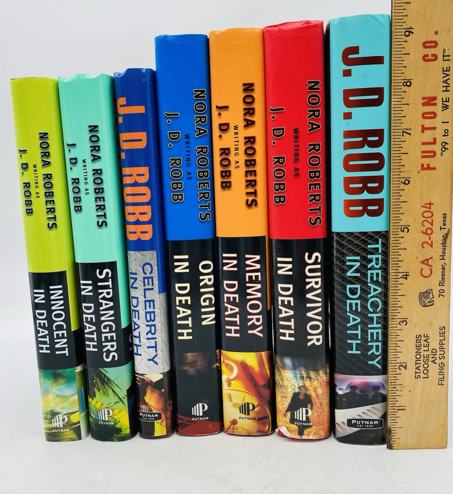 J. D. Robb / AKA Nora Roberts Lot of 7 In Death Romantic Suspense Novels HC/DJ