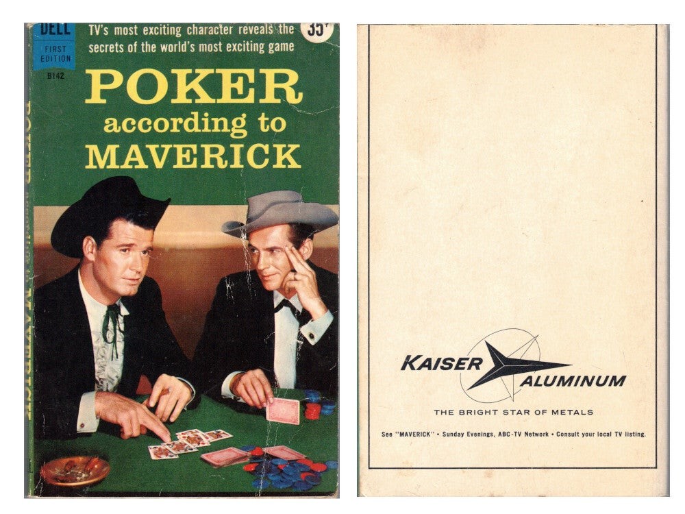 Poker According to Maverick / 1st Edition 1959
