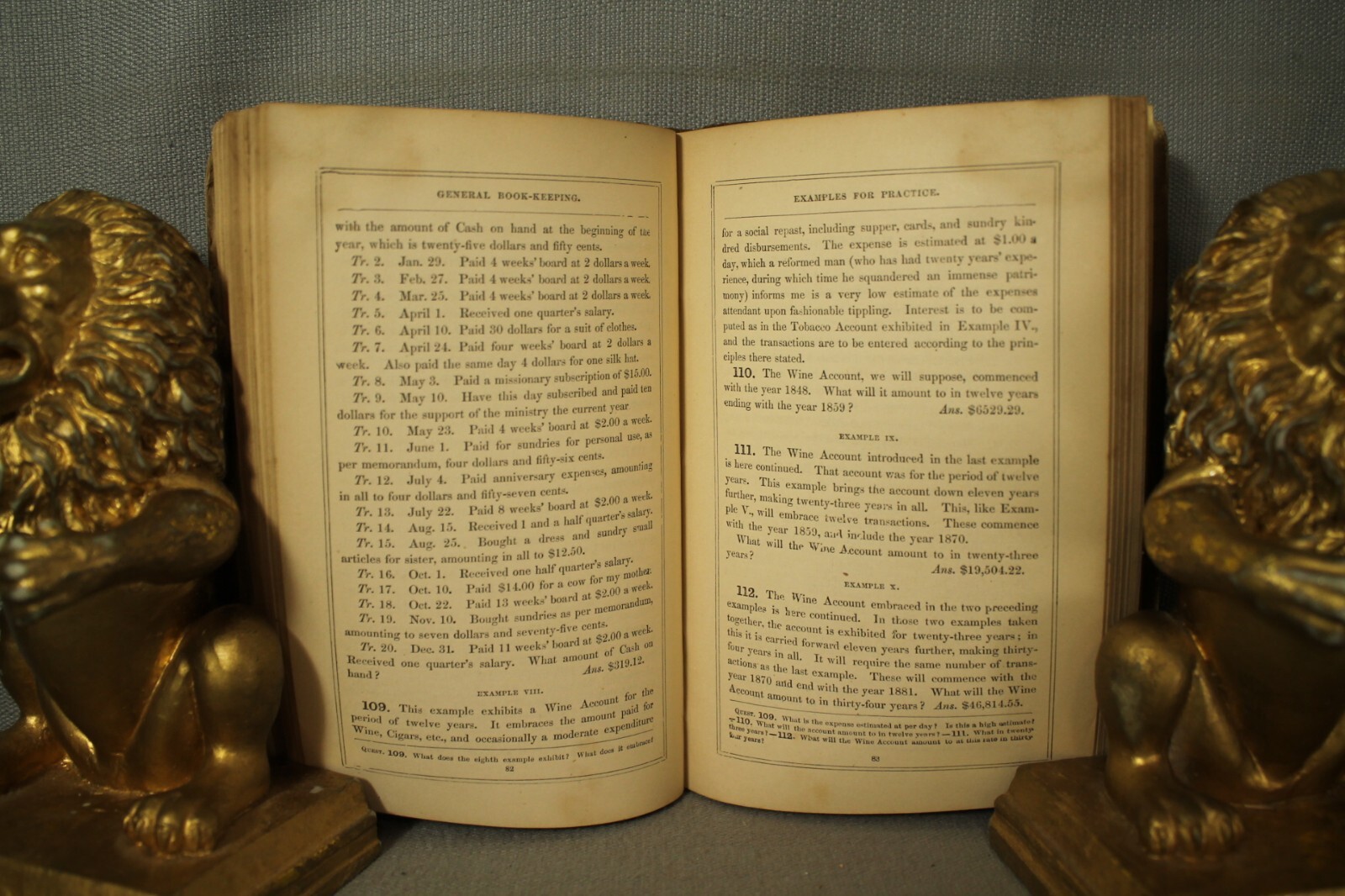 2 old antique school Mayhew’s Practical Book-keeping Effective Business Letters