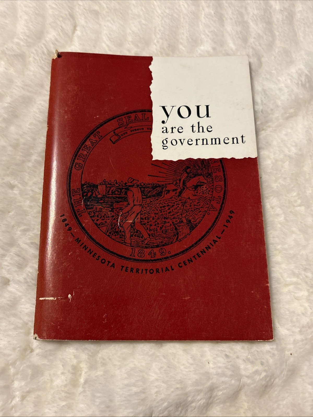 Vintage 1949 You Are The Government. Women’s Voter Book Guide