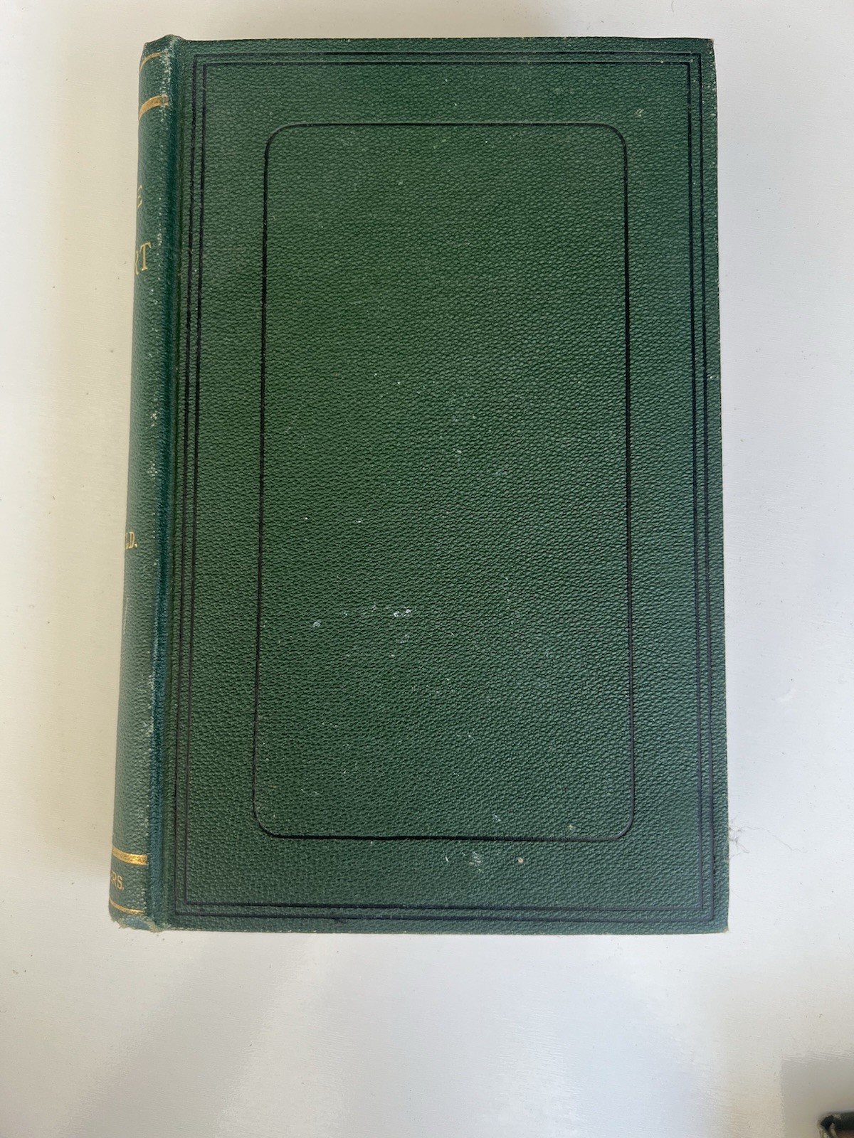 1883 On The Desert Henry M Field Egypt Sinai WITH FOLDING MAP Scribners Antique