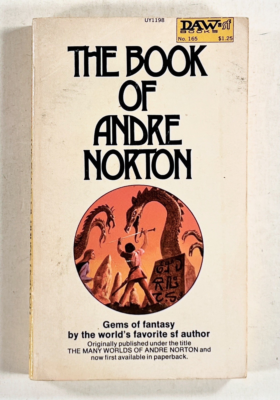 1975 THE BOOK OF ANDRE NORTON classic fantasy anthology DAW pb #165 first thus