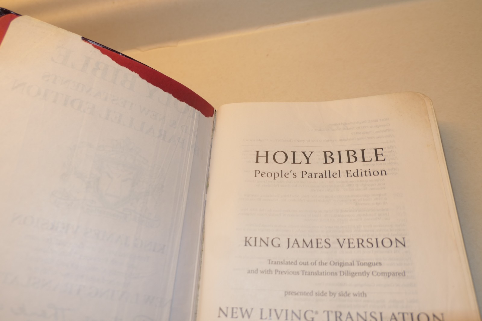 Holy Bible TBN Ed. King James Version & New Living Translation