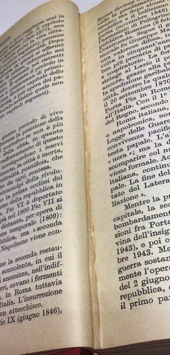 Roma E Dintorni Guida D Italia Travel Guide Manual Touring Club Italiano 1965