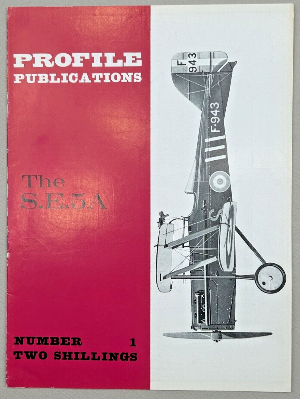 Vintage Profile Publications Number 1 The S.E.5A Illustrated 10p