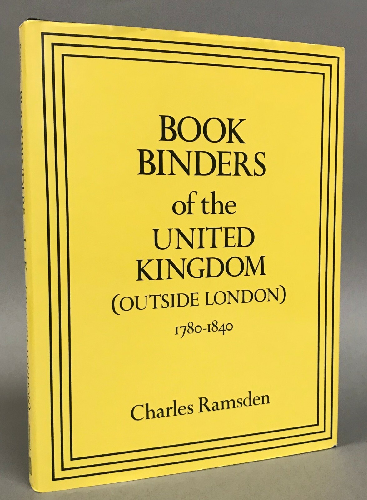 [Bookbinding] Charles Ramsden Bookbinders of the United Kingdom Batsford 1987