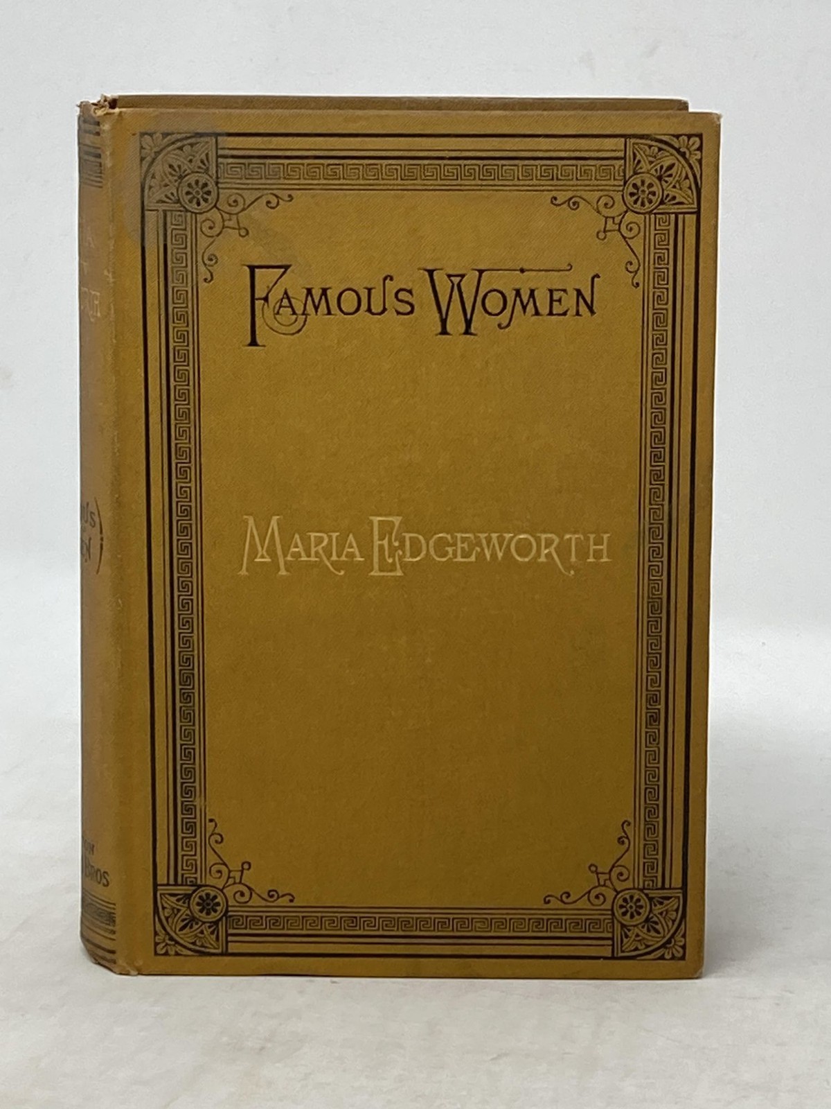 Helen Zimmern / MARIA EDGEWORTH Famous Women 1st Edition 1883