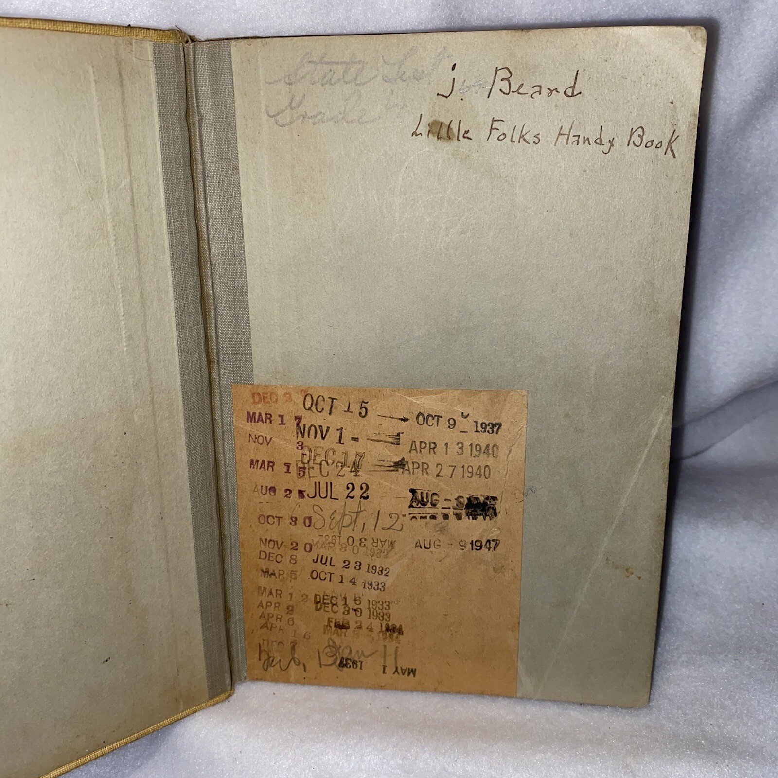 Little Folks Handy Book by Lina & Adella Beard, 1910 1st Ed, Very Good Condition