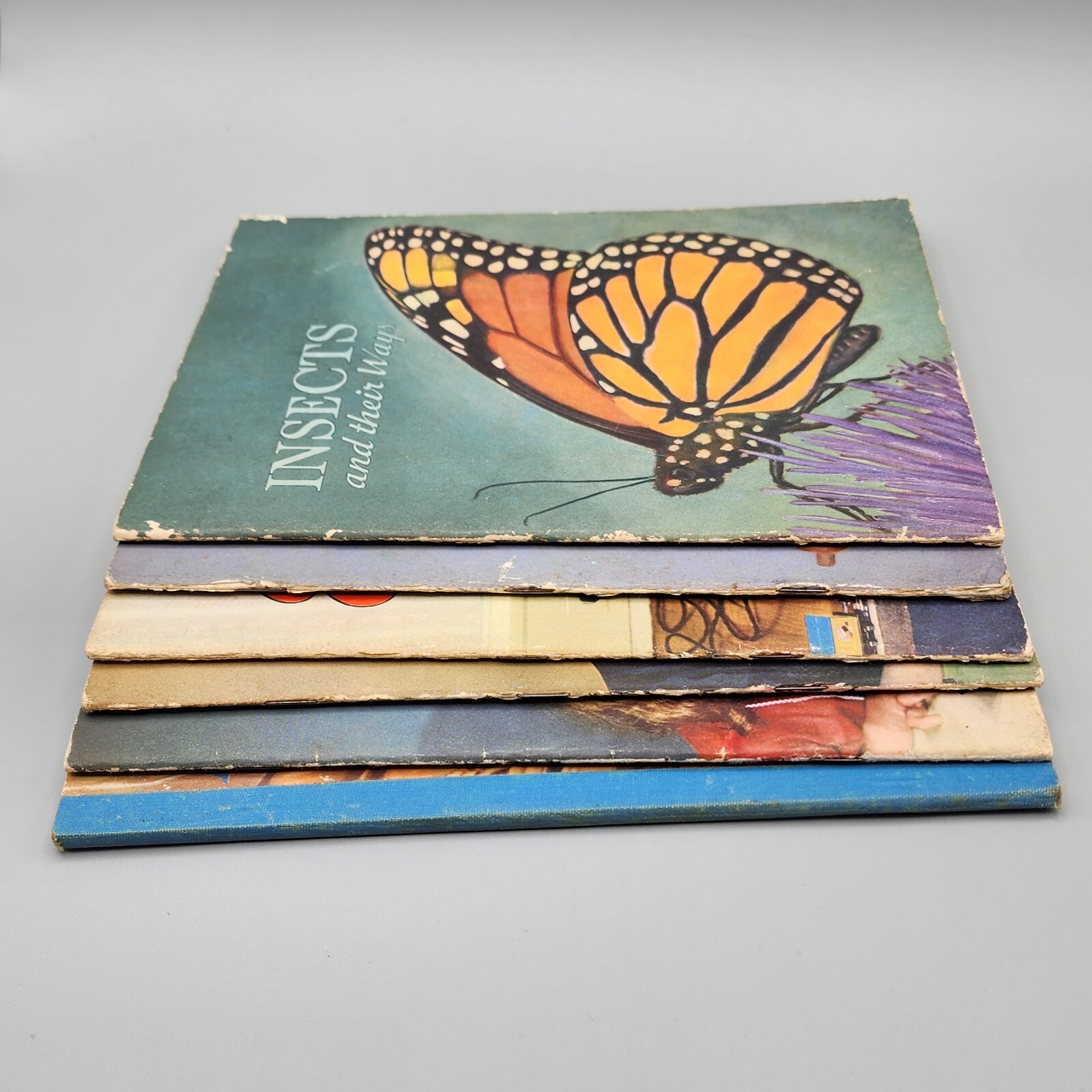6 Mid-Century Basic Science Education Series Books, Row-Peterson Unitext