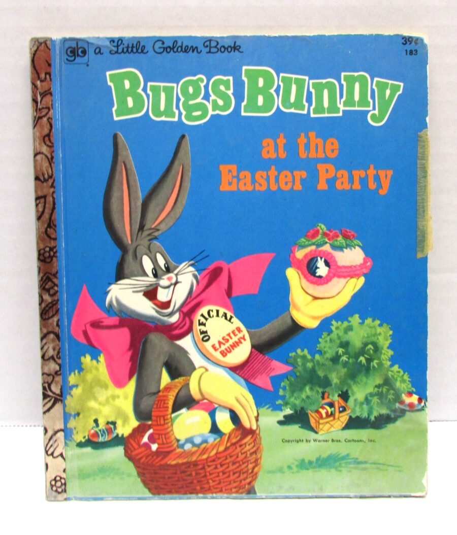 1972 Fourth Printing BUGS BUNNY AT THE EASTER PARTY Little Golden Book Hitte
