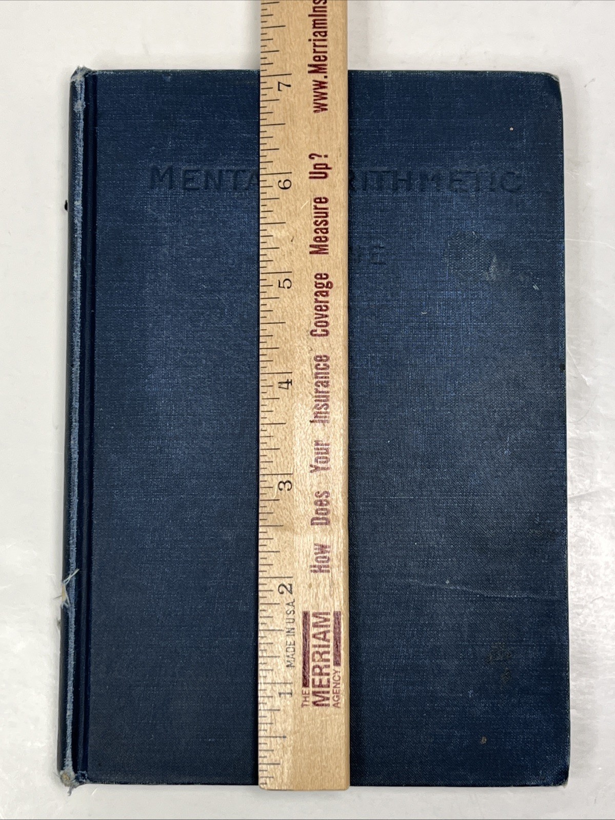 1897 Mental Arithmetic by W.J. Milne Hardcover American Book Company