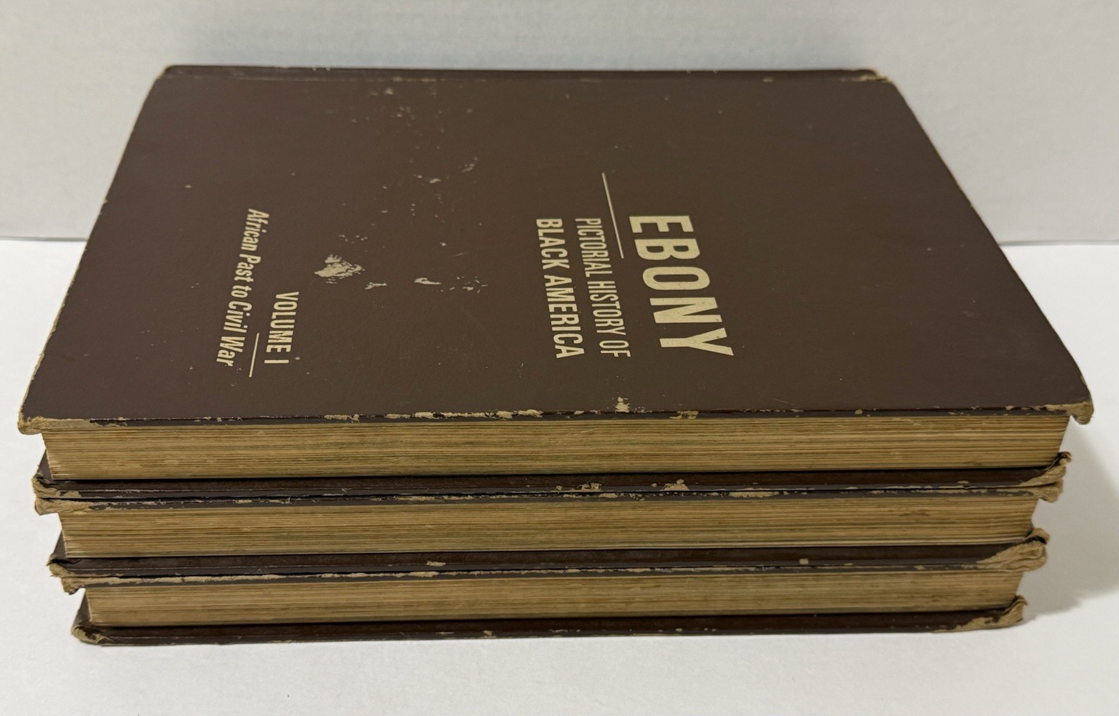 Ebony Pictorial History of Black America Volumes 1-3 Hardcover 1971