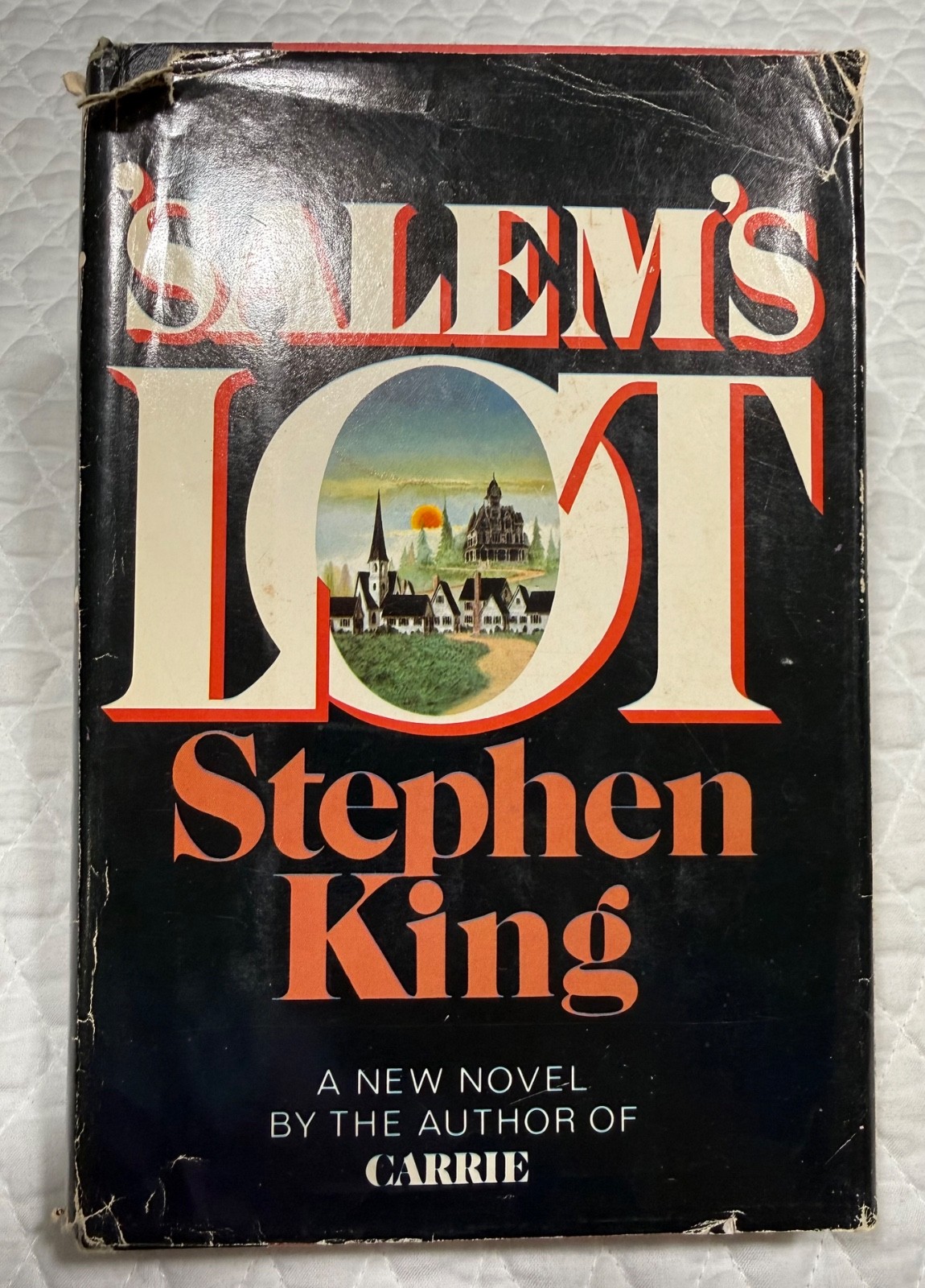 Salem’s Lot Stephen King 1975 Hardcover Dust Jacket Book Club Edition Gutter 43R