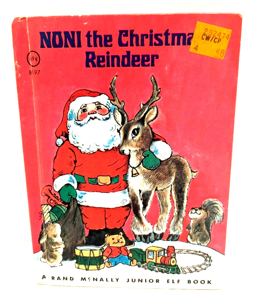 Noni the Christmas Reindeer by Daphne Hogstrom Rand McNally Junior Elf #8197 HC