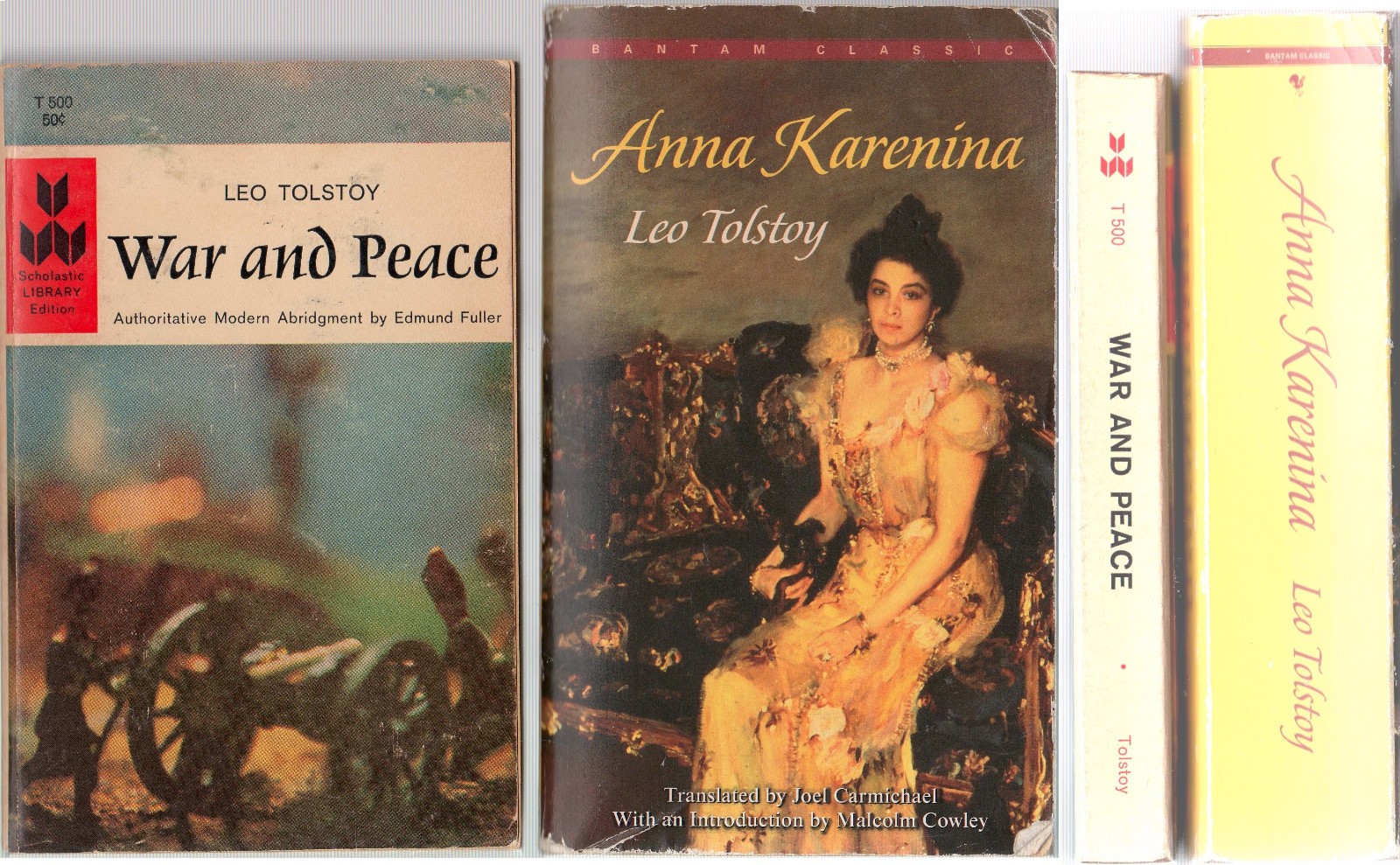 NOTE~Vintage ~Leo Tolstoy~War and Peace~paperback T500~BONUS Anna Karenina~
