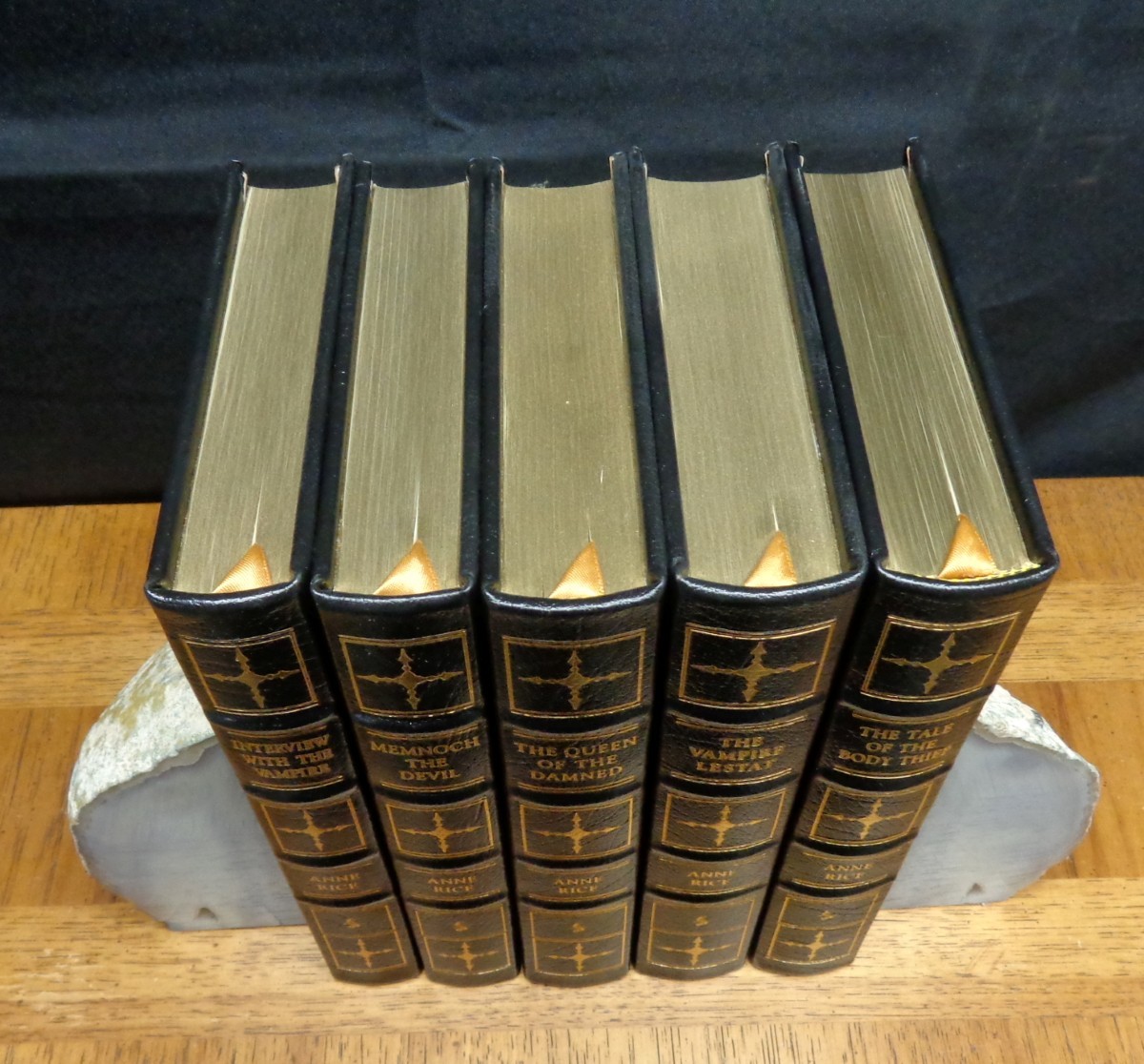 EASTON PRESS VAMPIRE CHRONICLES 5 VOLUMES By Anne Rice
