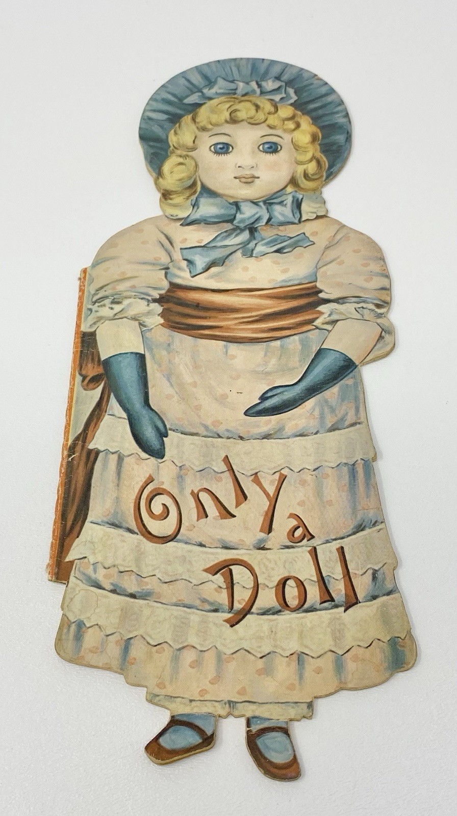Vintage Child Only A Doll Book Victorian Repro Merrimack Publishing Illustrated