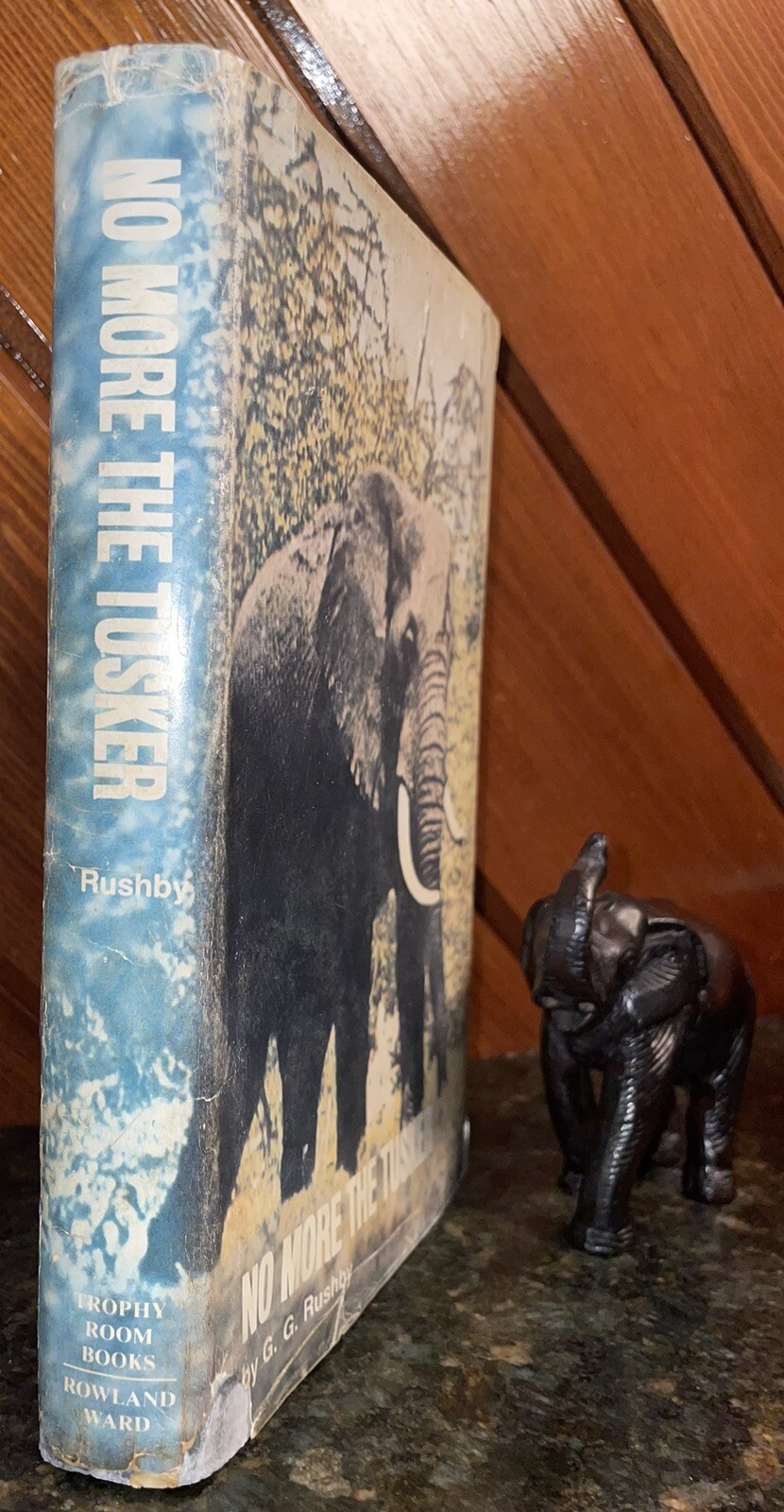 SIGNED No More Tusker G Rushby Elephant Hunter African Hunting Elephants & Lions