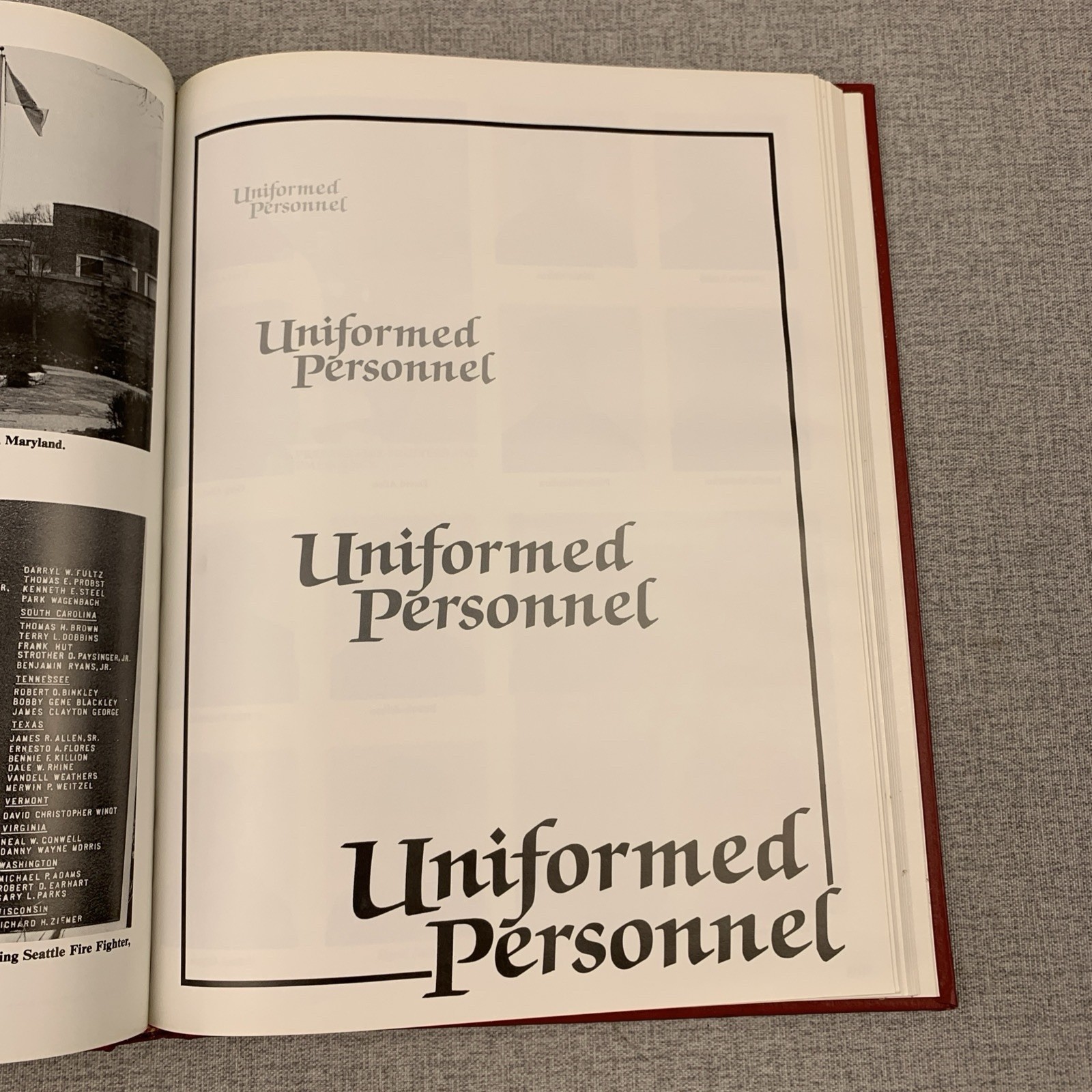 Seattle Washington Fire Department Centennial 1889-1989 Commemorative History