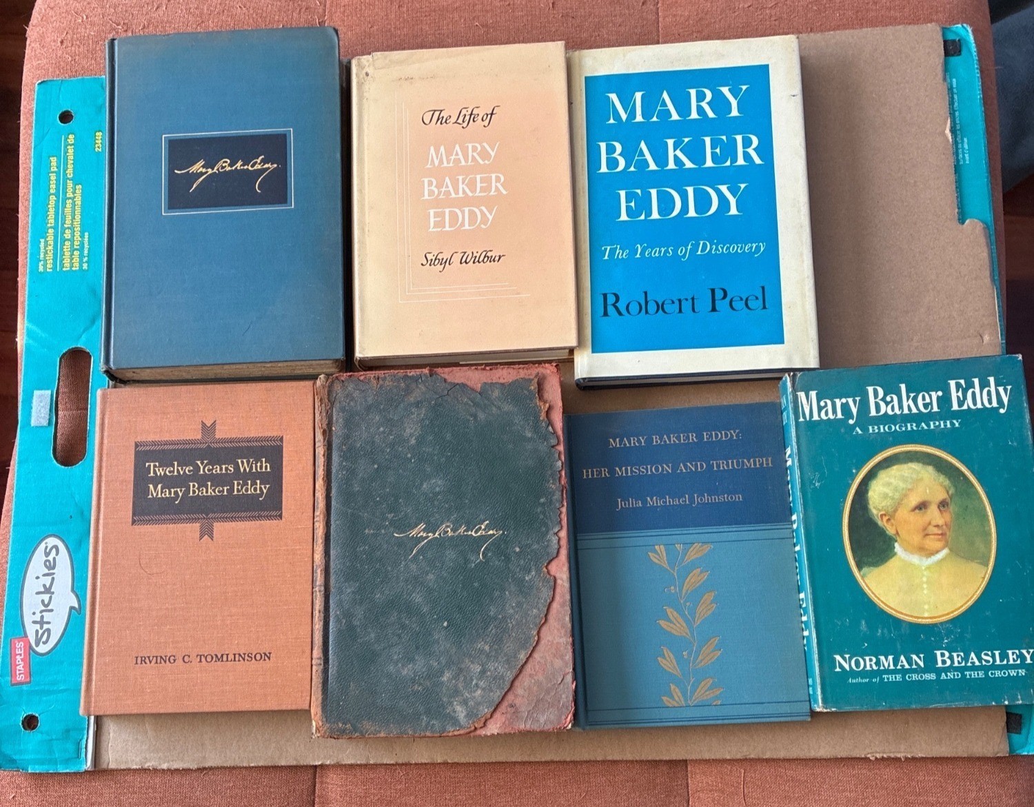 Mary Baker Eddy Book Lot Of 7 Biographies & Writings HC DJ 1st Christian Science