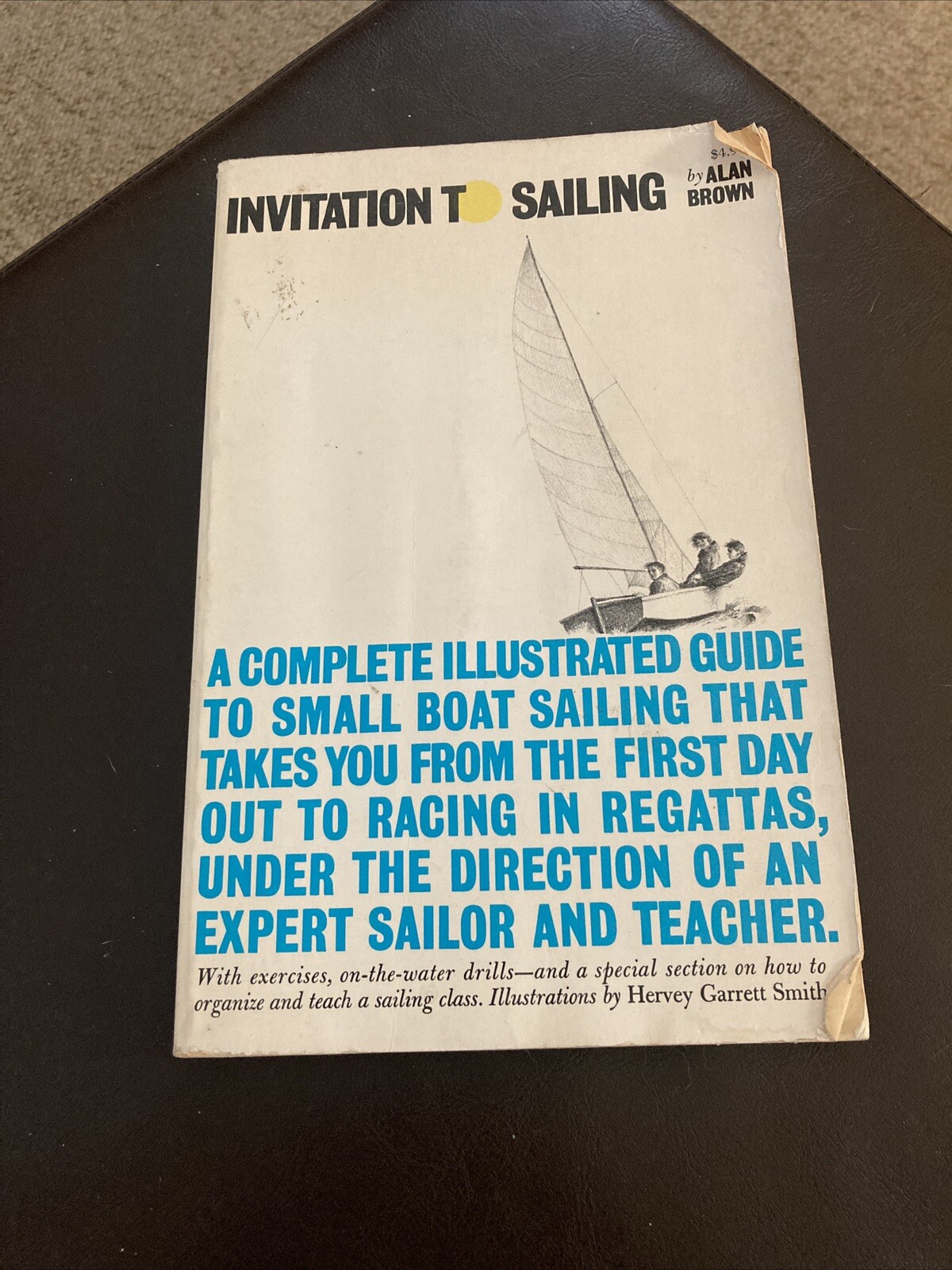 1968 INVITATION TO SAILING By ALAN BROWN Simon & Schuster Book, 224 Pages GUIDE