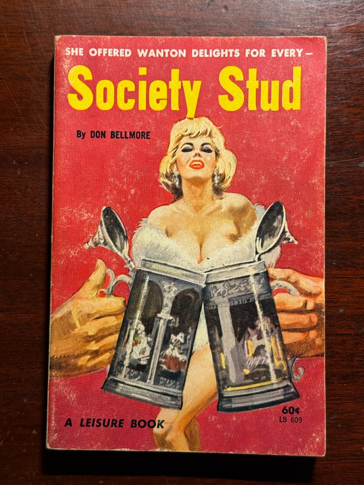 Society Stud Don Bellmore Leisure Book Greenleaf 1960s Vtg PB BK