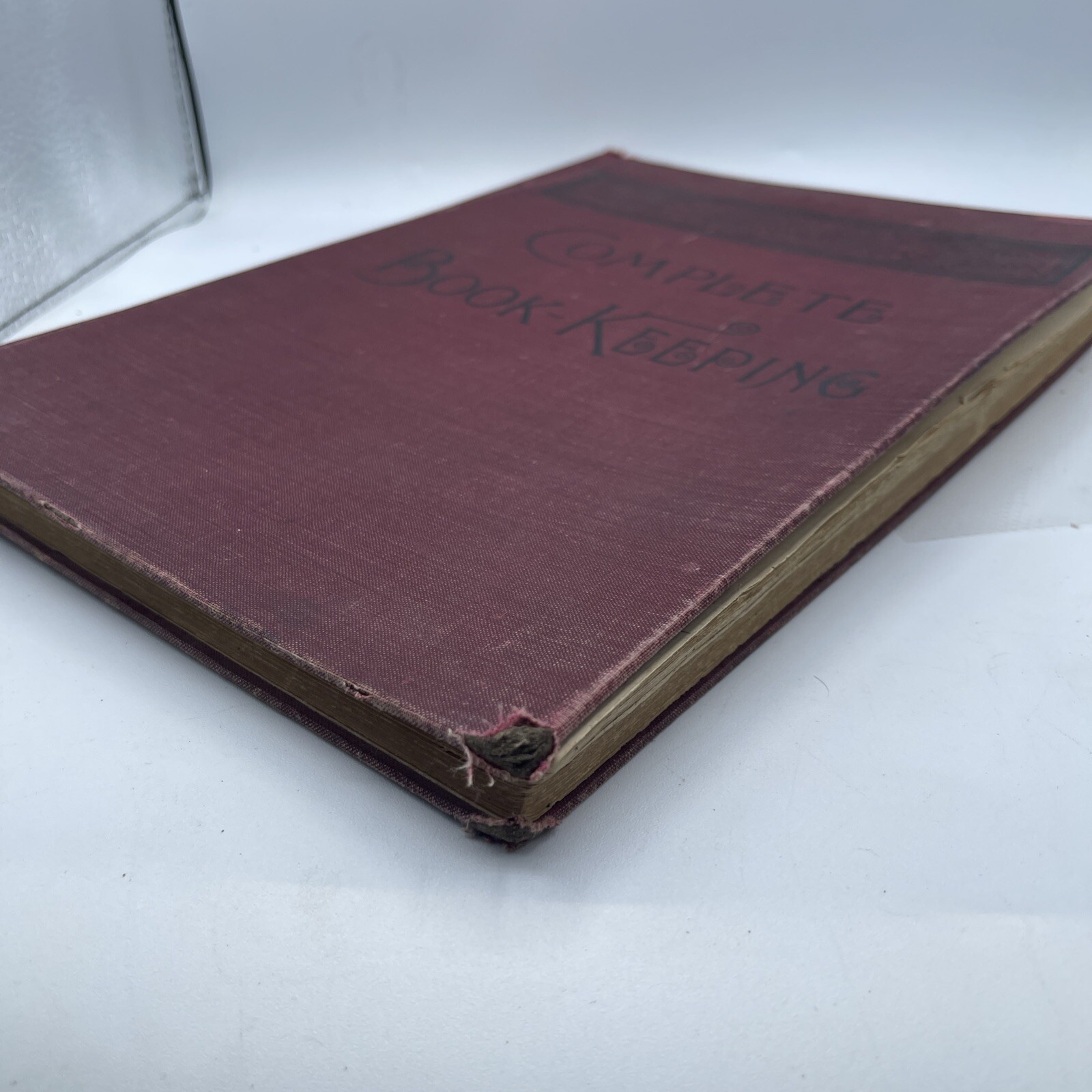 Antique 1889 Theoretical & Practical Bookkeeping By Double And Single Entry