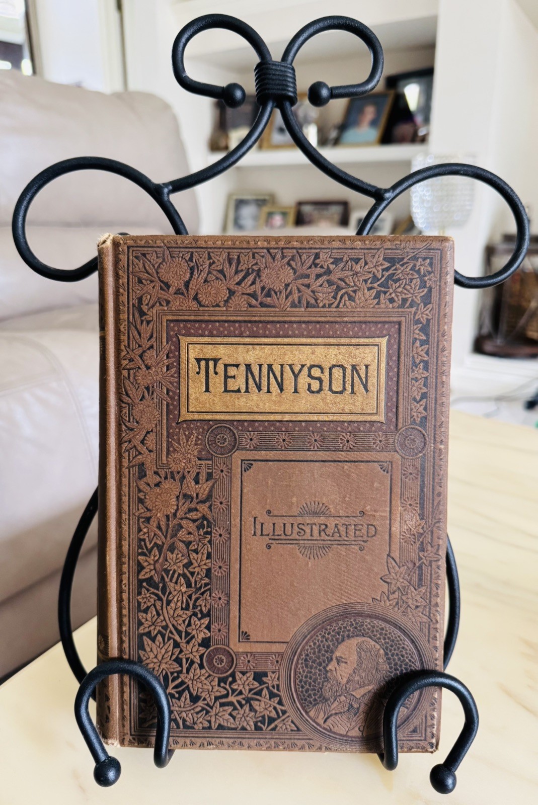 ANTIQUE THE POETICAL WORKS OF ALFRED, LORD TENNYSON POET LAUREATE 1885 FREESHIP
