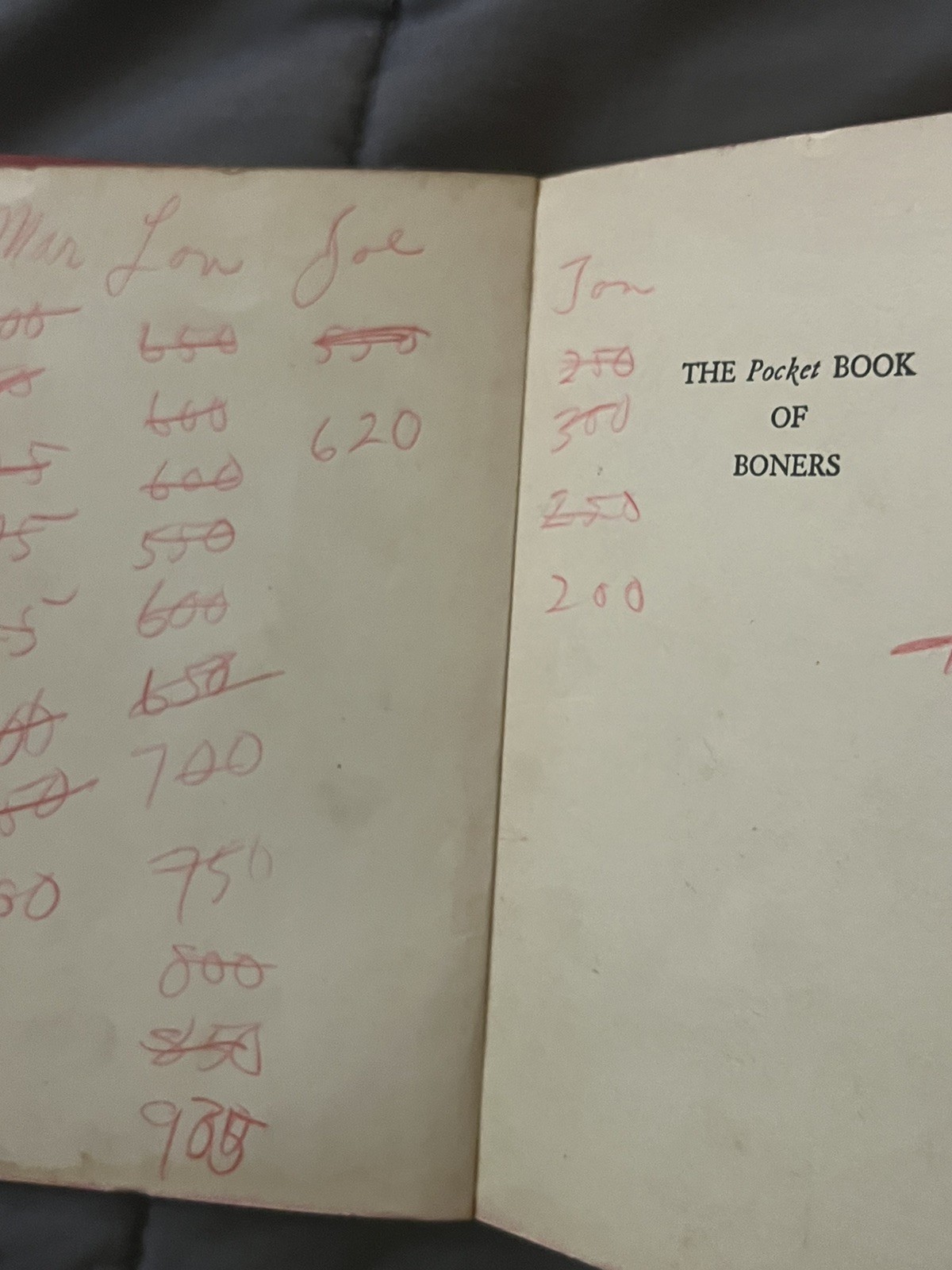 THE POCKET BOOK OF BONERS POCKET BOOK EDITION DR. SUESS Fifth printing 1941