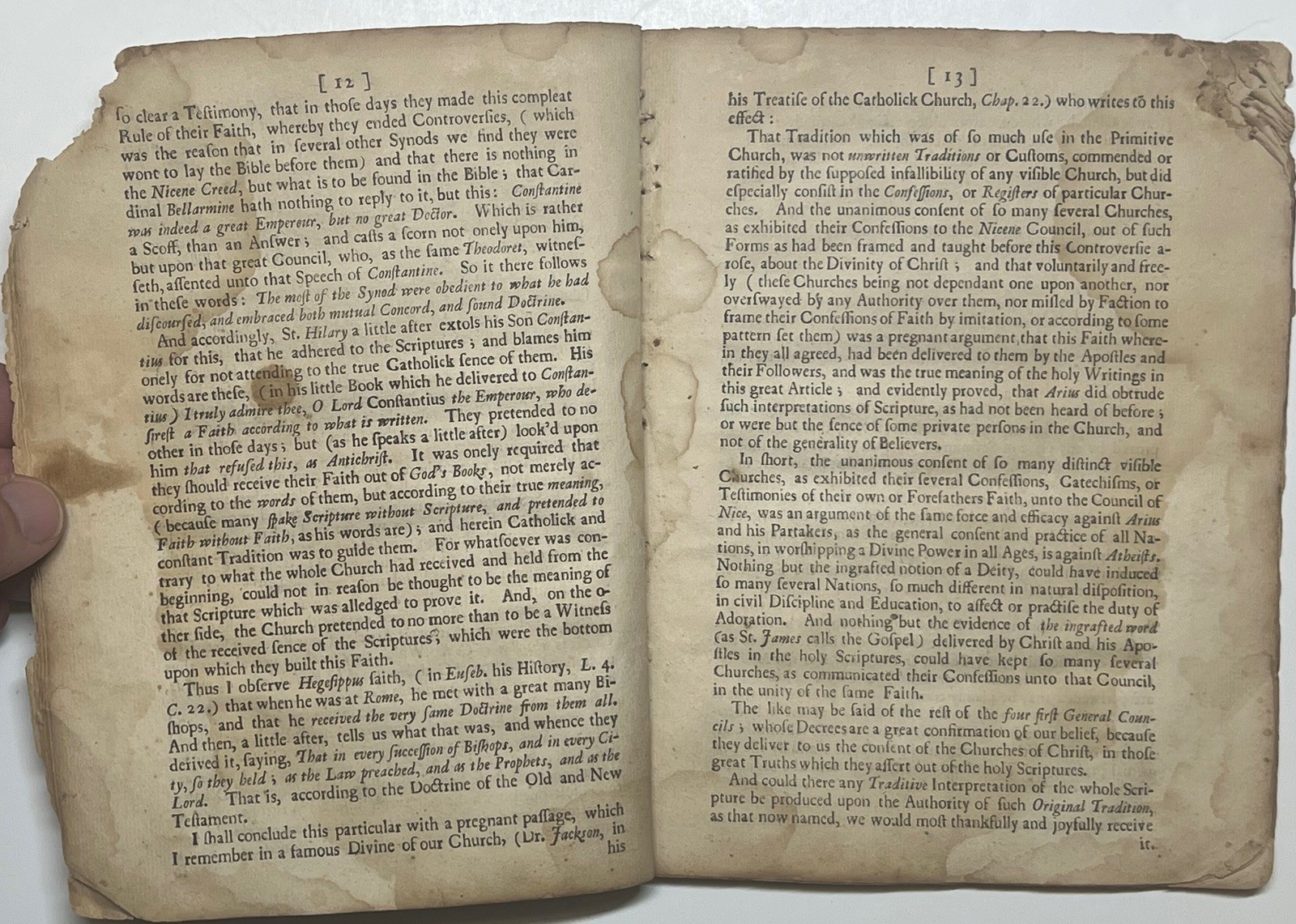 1680 PATRICK DISCOURSE ABOUT TRADITION ANGLICAN ANTI CATHOLIC TRACT RARE QUARTO
