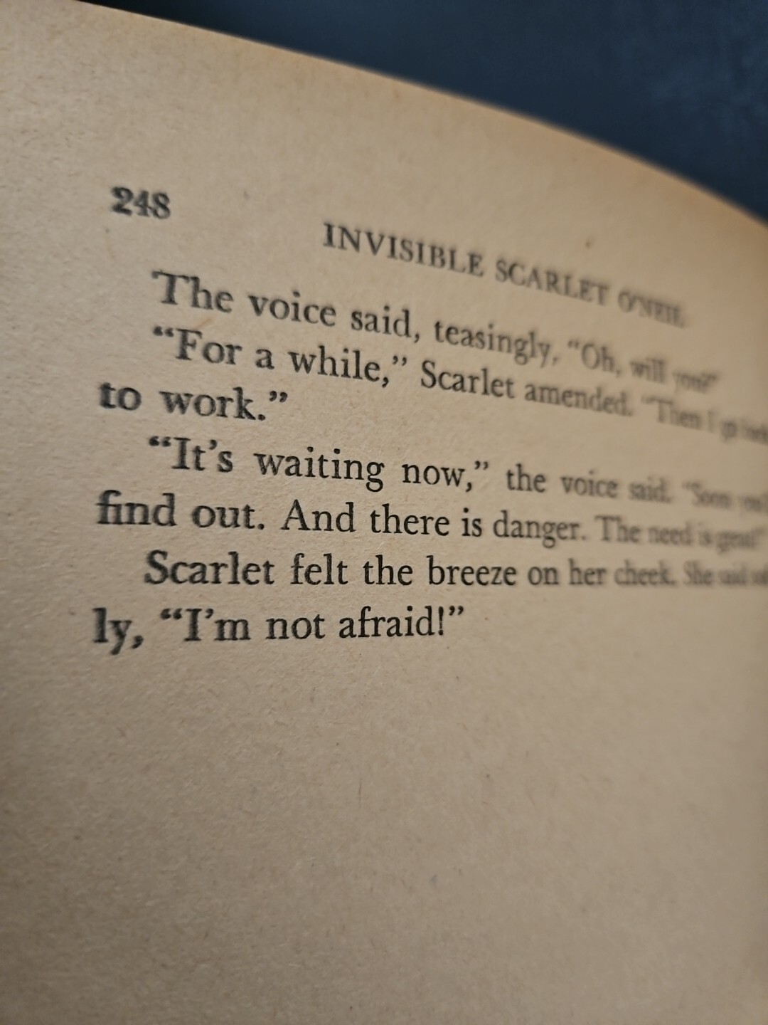 Invisble Scarlet O’Neil